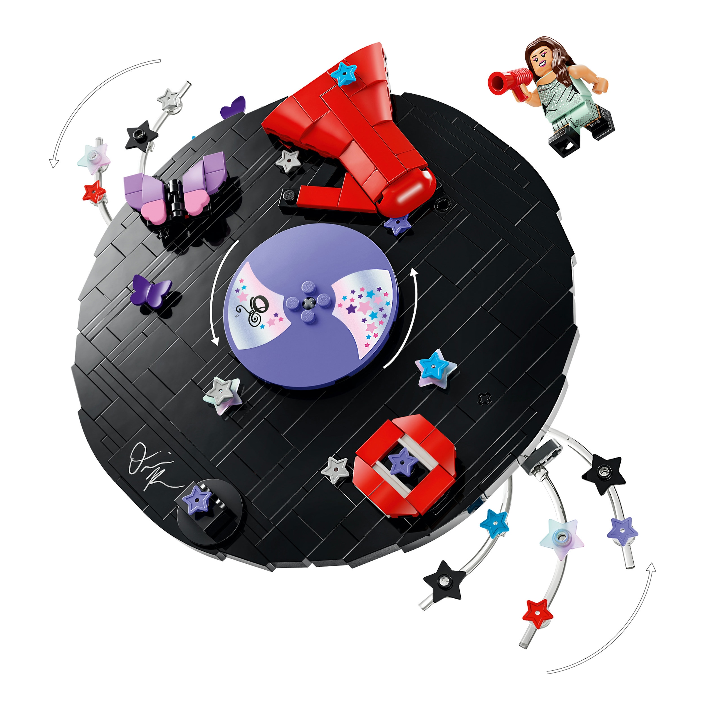 LEGO® Konstruktionsspielsteine »Olivia Rodrigos Schallplatte (43028), LEGO Editions Music« Made in Europe