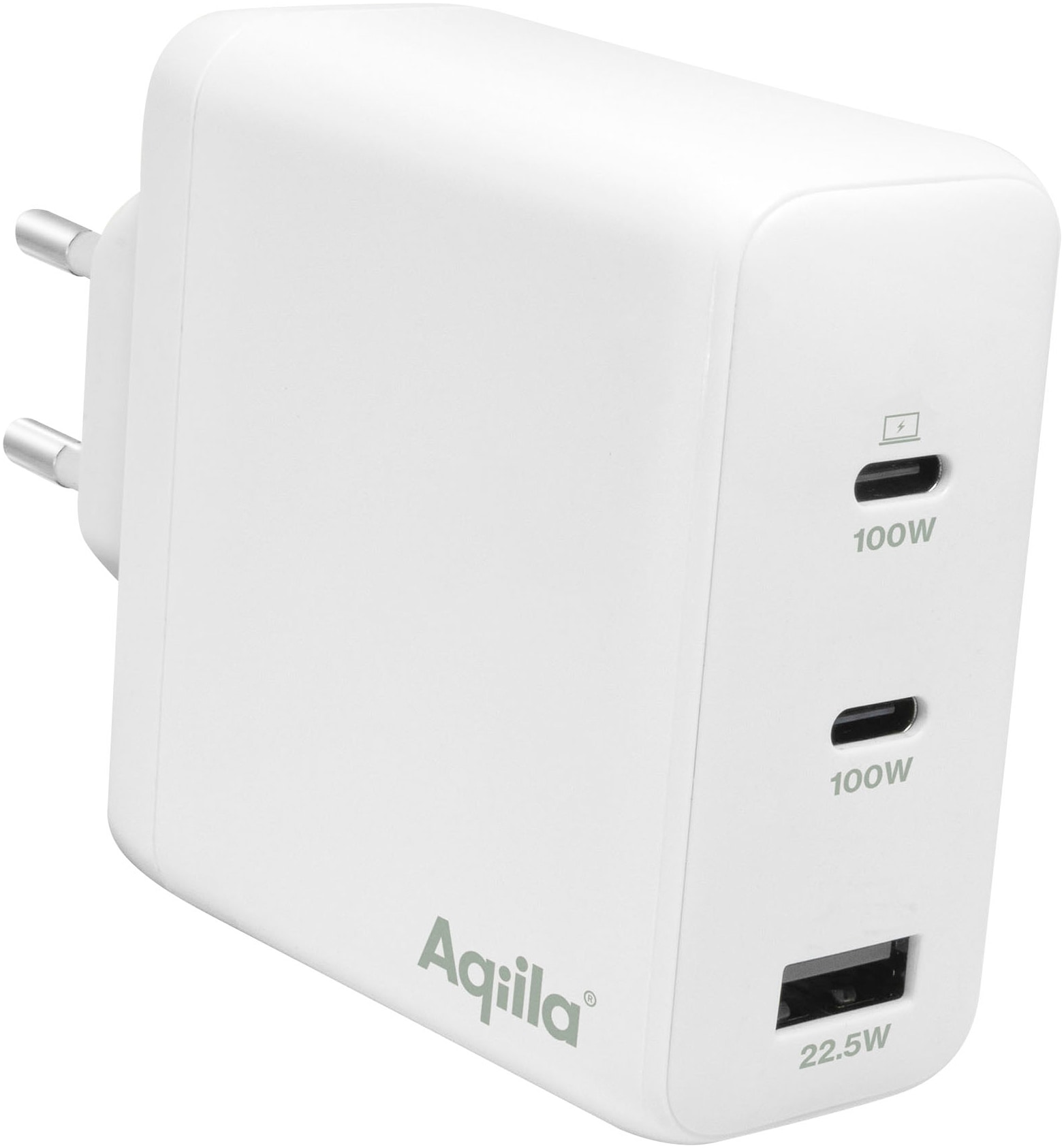 Aqiila USB-Ladegerät »Chargebird W4 120W (2x USB-C, 1x USB-A)«