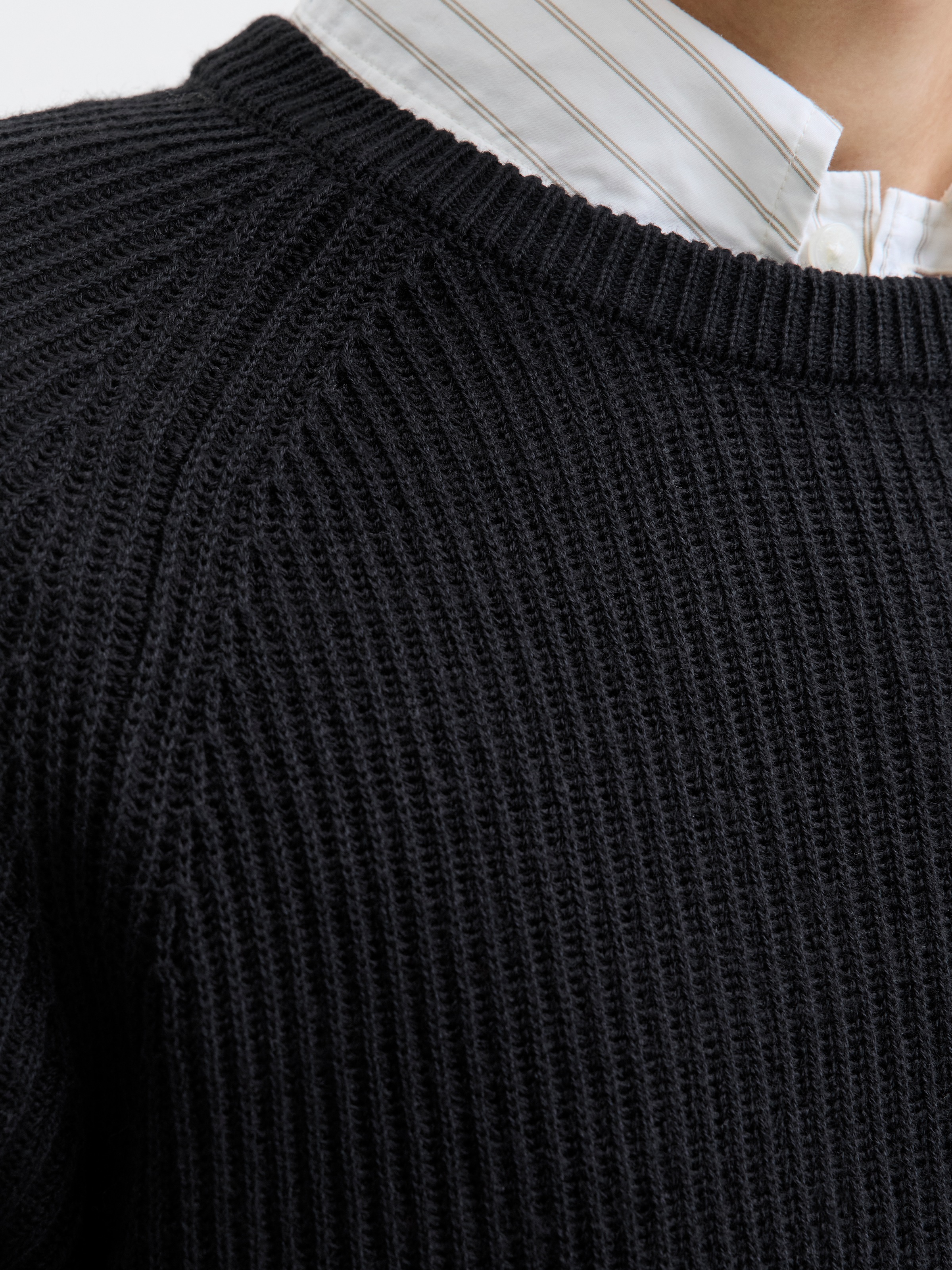 Jack & Jones PlusSize Strickpullover "JJPANNEL KNIT CREW NECK AW25 PLS" günstig online kaufen