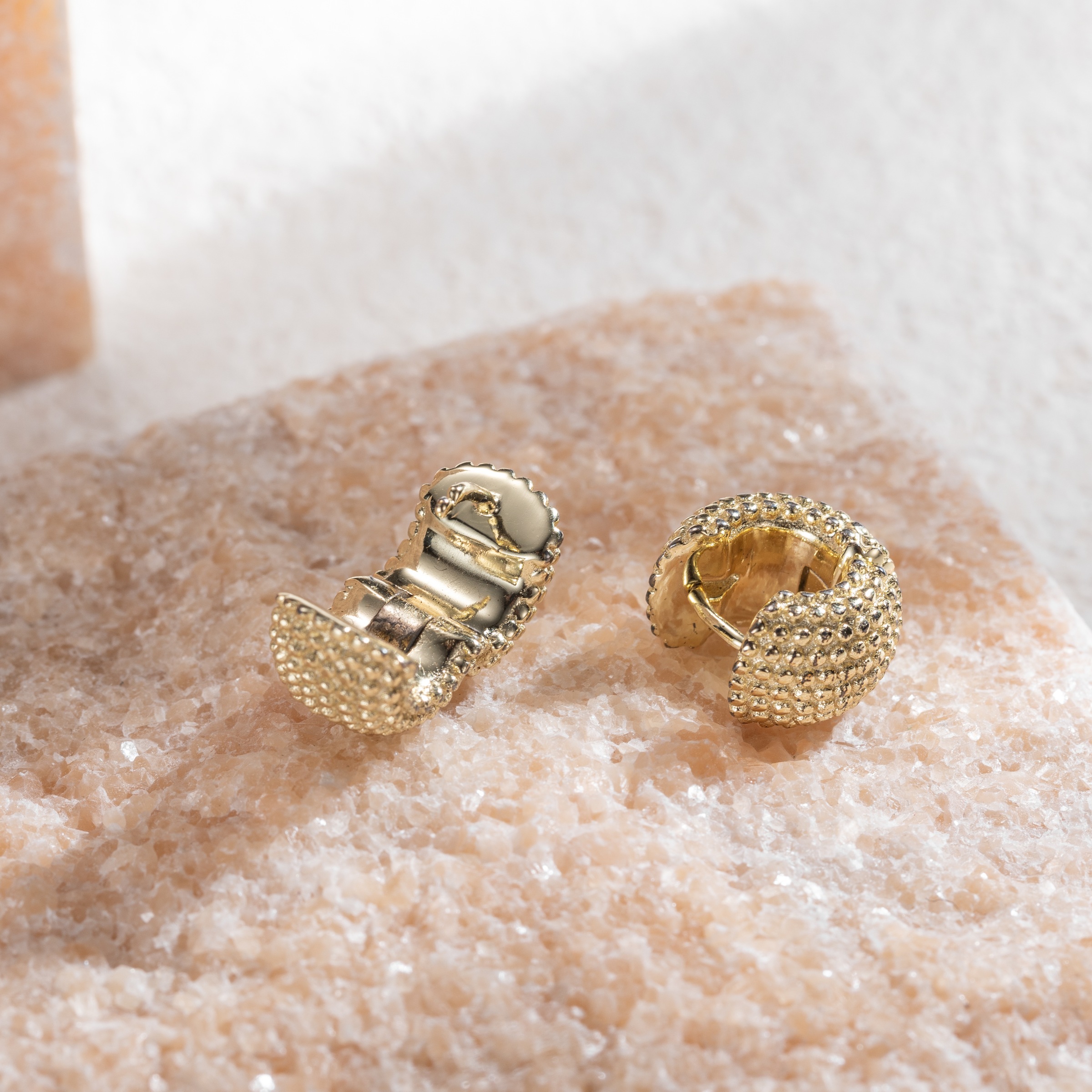 Firetti Paar Creolen »Schmuck Geschenk Edelstahl Ohrschmuck Ohrringe Kügelchen«