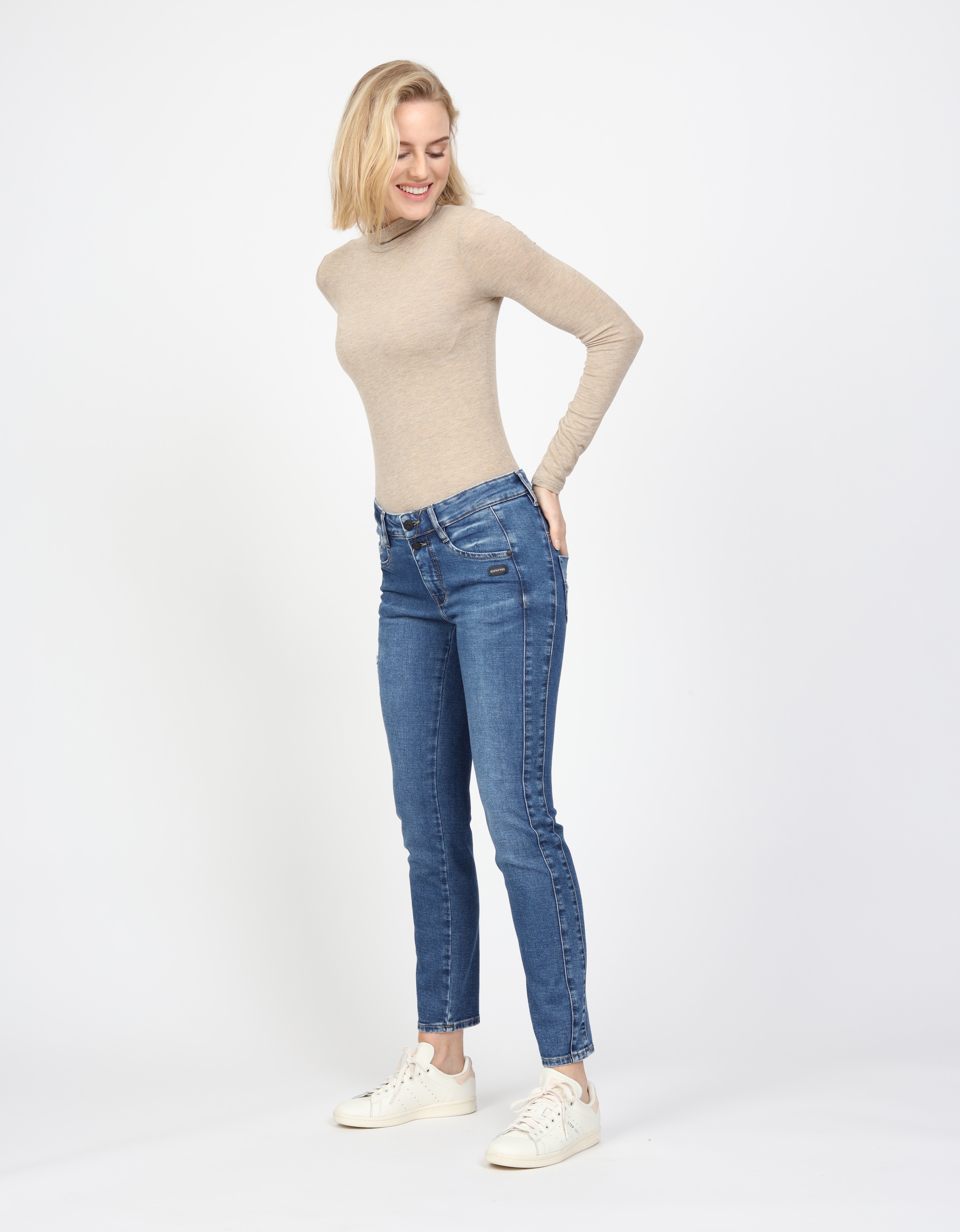 GANG Slim-fit-Jeans »94SANA«, mit Galonstreifen