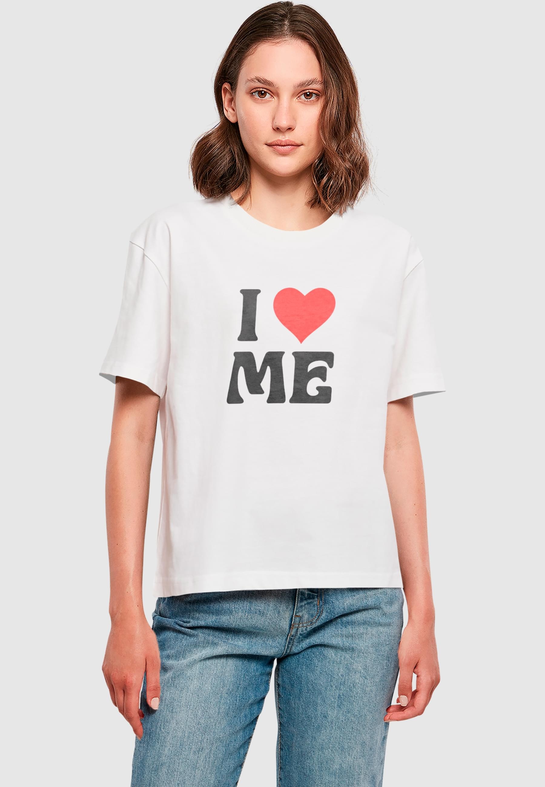 Miss Tee T-Shirt »Miss Tee I Love Me Classic Tee«, (1 tlg.)