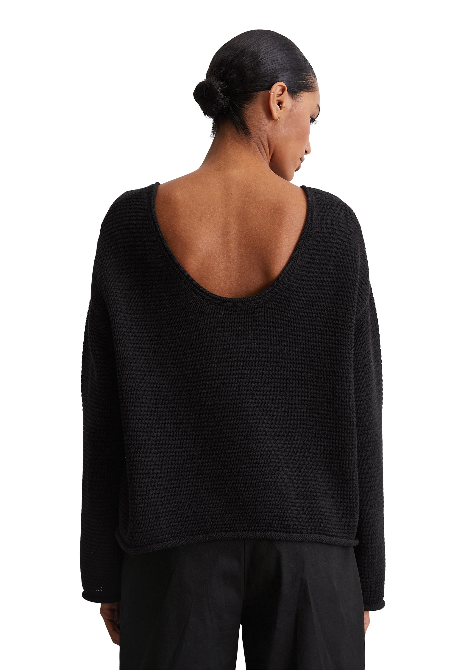 Marc O'Polo Rundhalspullover »aus Organic Cotton«