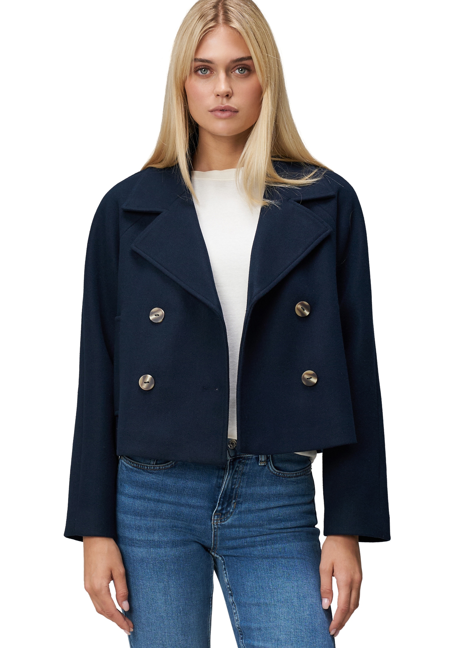 Zero Fieldjacket "Damen in Wolloptik" günstig online kaufen