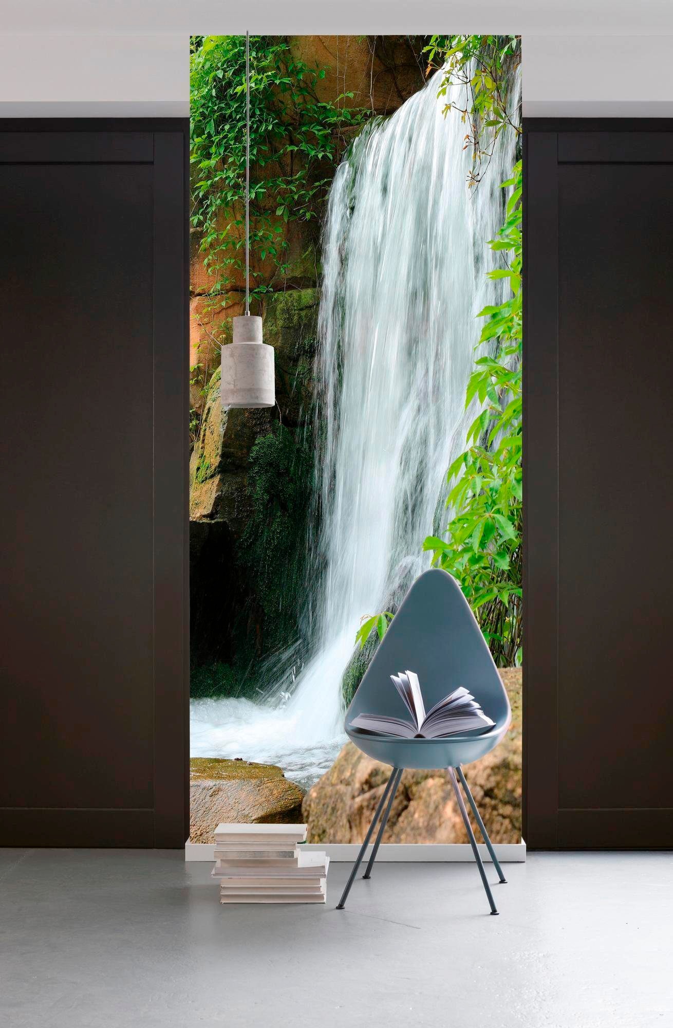 Komar Vliestapete »Digitaldruck Vlies -  Swoosh - Größe 100 x 280 cm« bedruckt glatt Wohnzimmer, Schlafzimmer