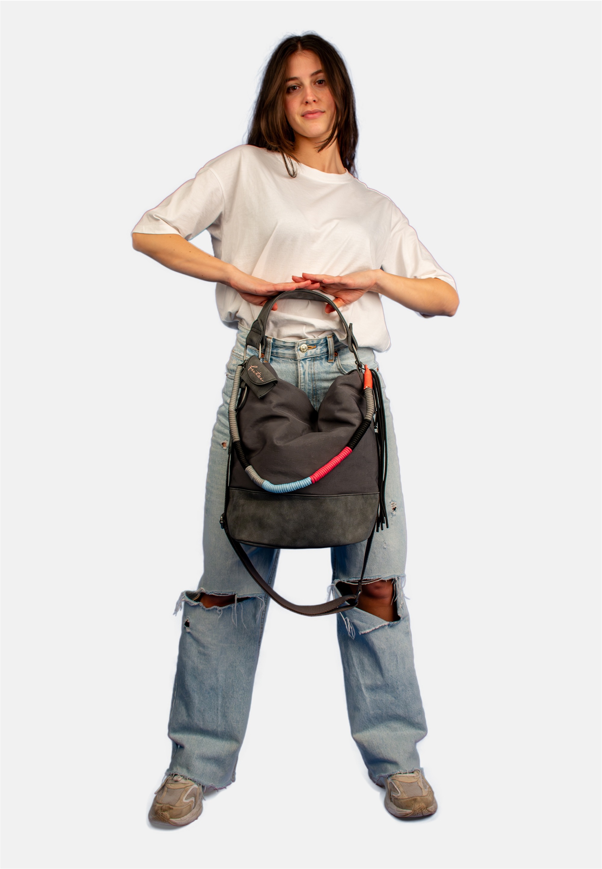 Fritzi aus Preußen Schultertasche »Olga Limited Leo Rainbow«, mit abnehmbarem Brillenetui
