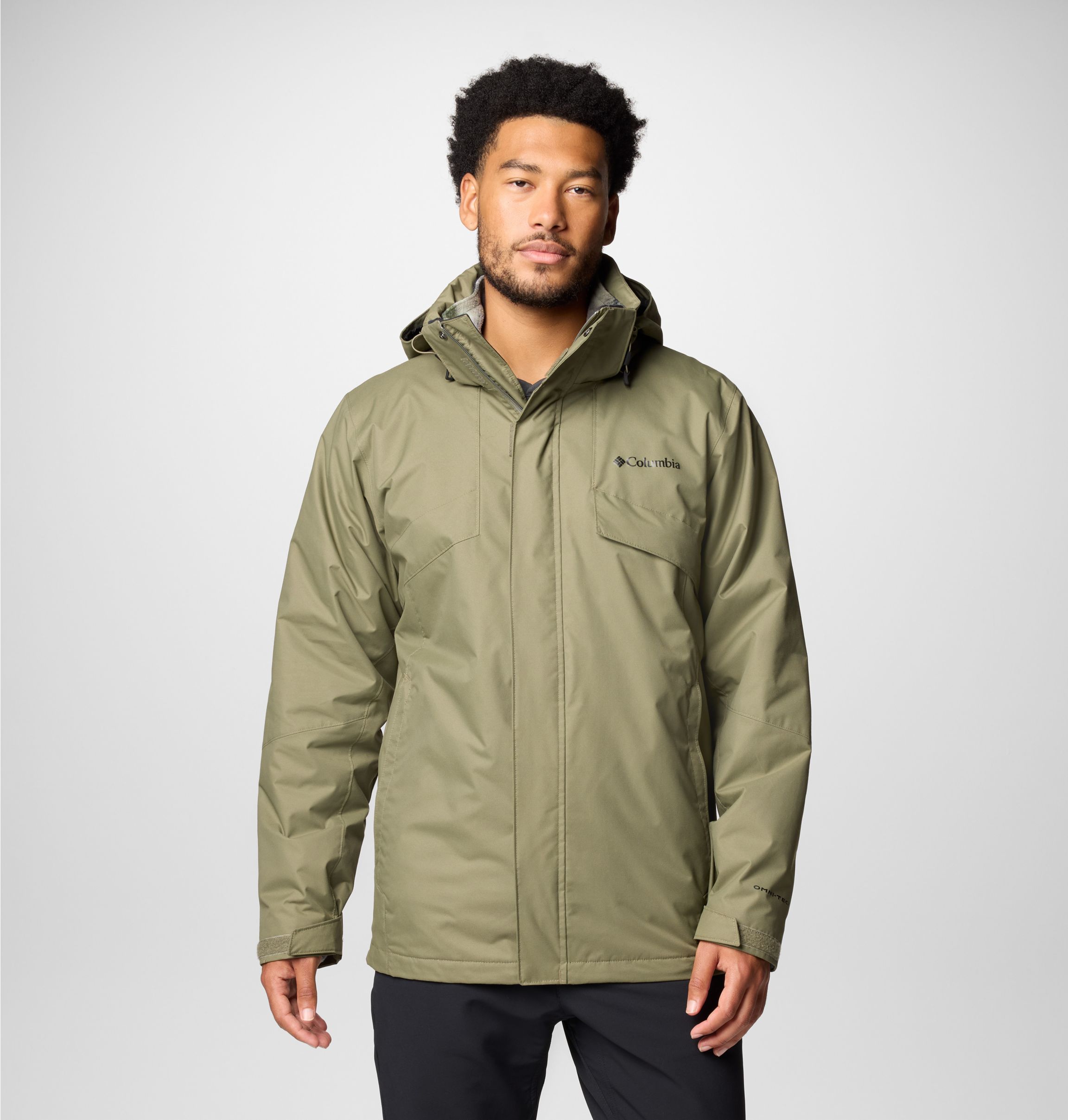 Columbia Doppeljacke "BUGABOO III FLEECE INTERCHANGE JACKET" 2 Stk. tlg. 3-in-1-Jacke, mit abnehmbarer und verstellbarer Sturmkapuze
