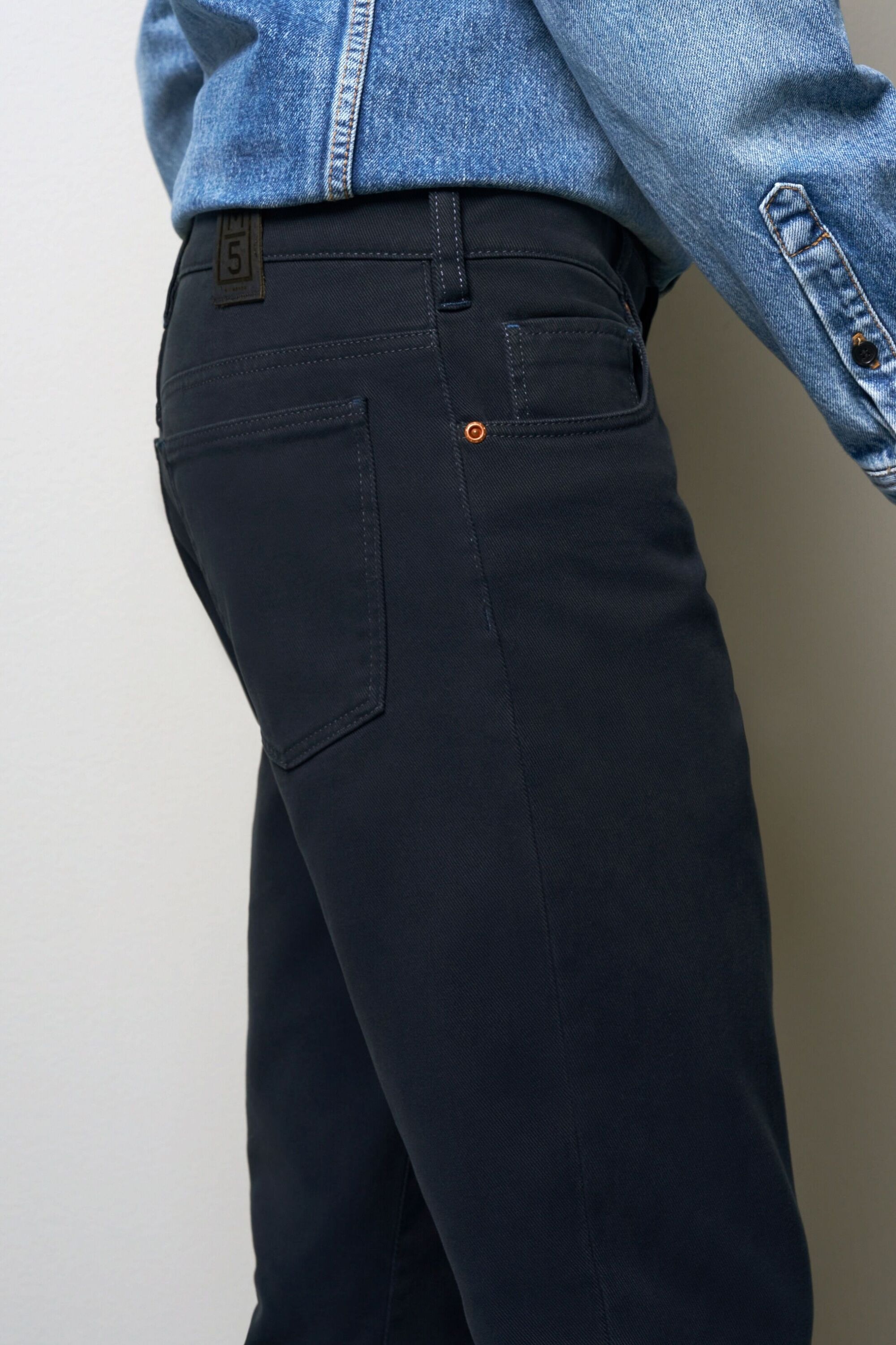 MEYER Chinos »Five-Pocket Chino«, aus robustem BIO-Baumwoll