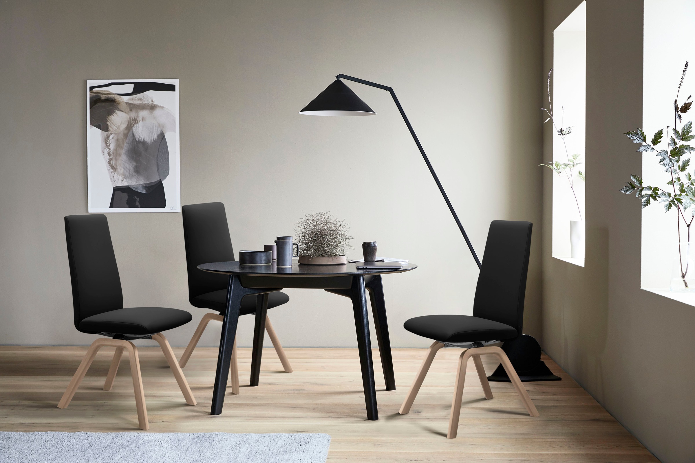 Stressless Polsterstuhl "Laurel" () Leder BATICK High Back, Größe M, mit sc günstig online kaufen