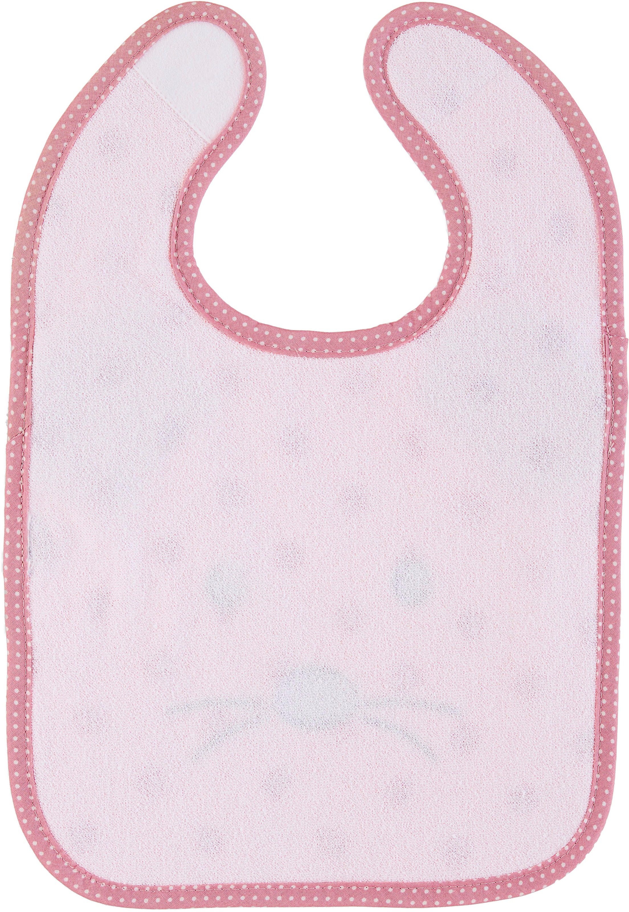 Thumbnail - Sterntaler Lätzchen "Klettlätzchen Plastik, Mabel, rosa"