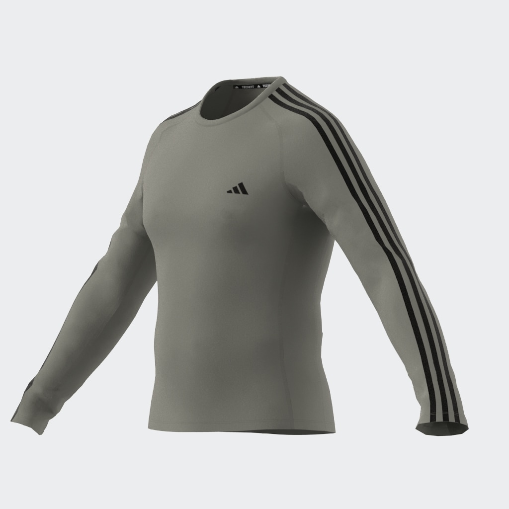 adidas Performance Funktionsshirt »TECHFIT 3STREIFEN TRAINING LONGSLEEVE«