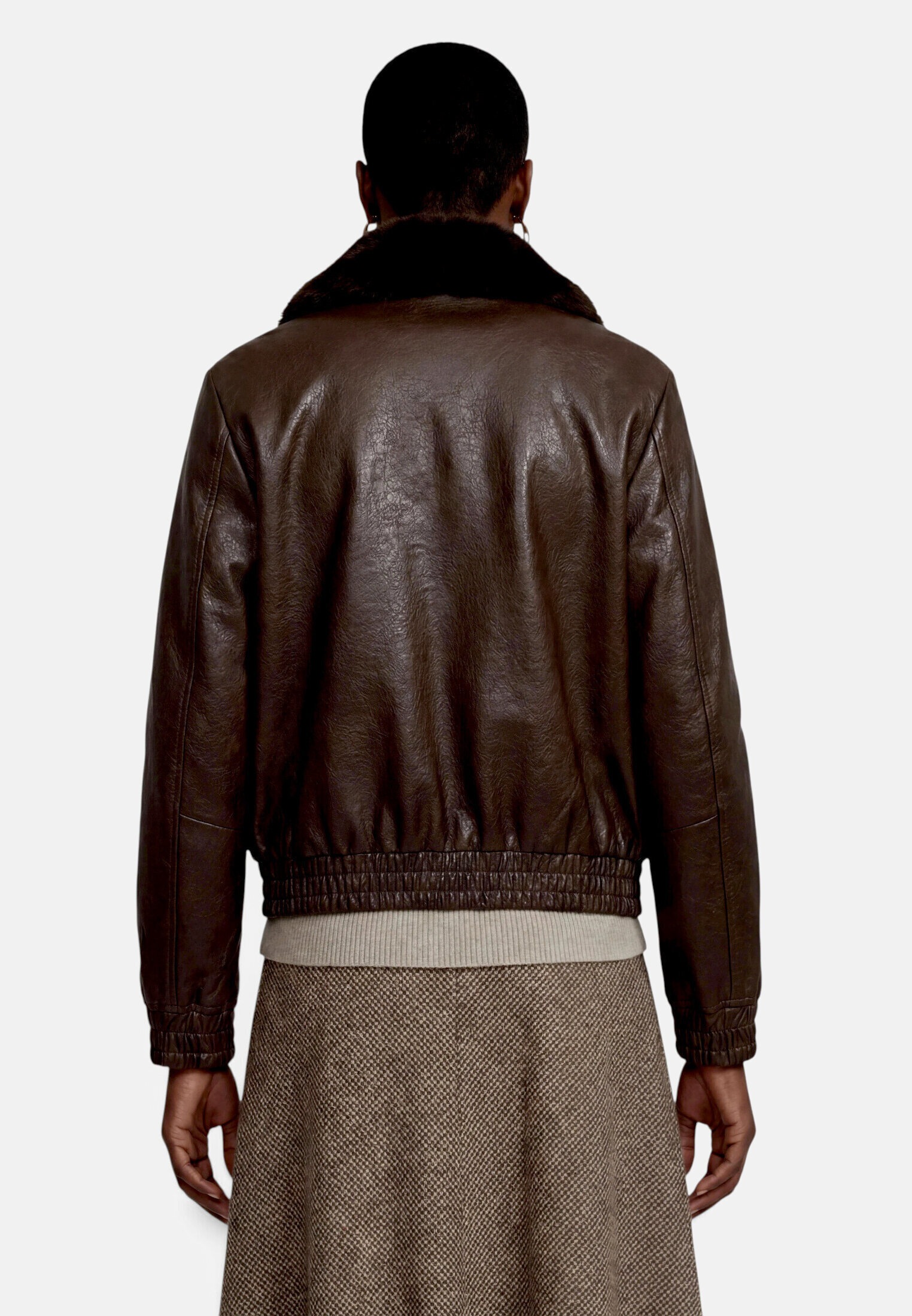 Zero Jackenblazer »Damen mit Kunstfellkragen« Material