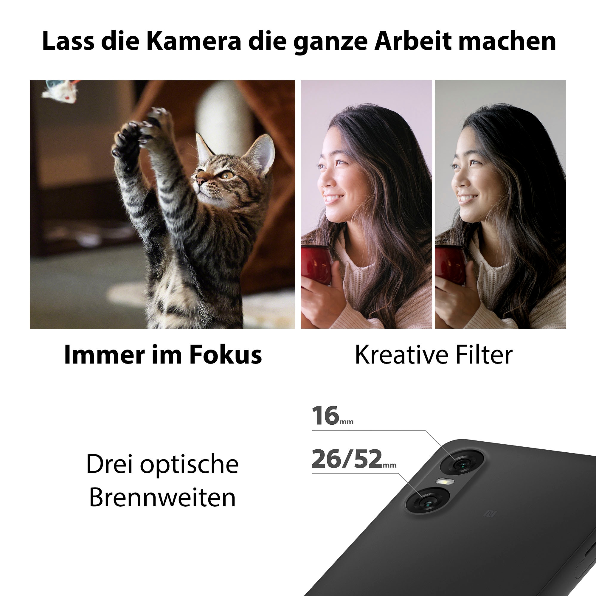 Sony Smartphone »Xperia 10 VI«, weiß