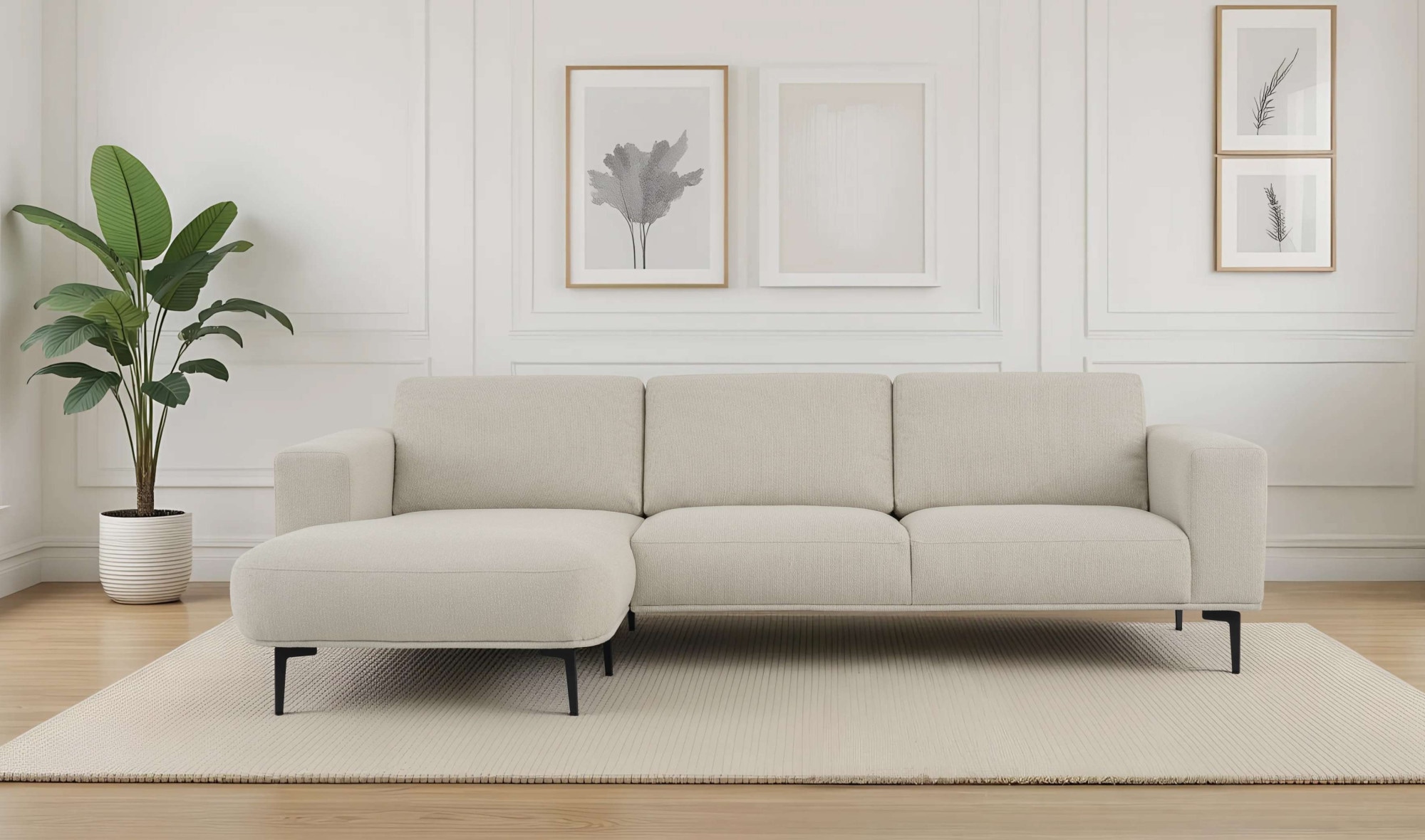 OTTO home Ecksofa "Lillith, 289 cm, L-Form, gemütlicher Sitzkomfort" Eckcou günstig online kaufen