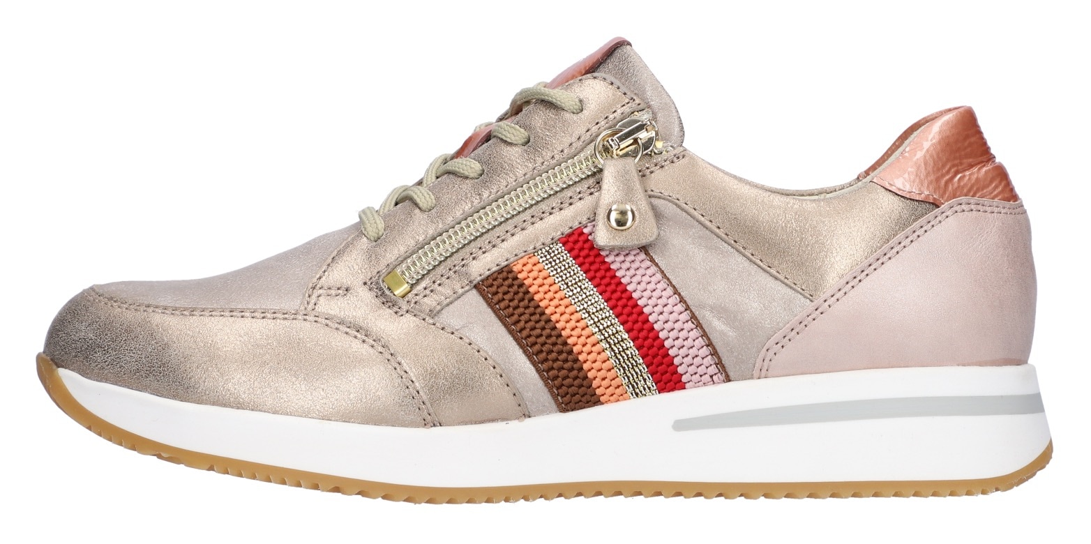 Waldläufer Keilsneaker »H-AGNES«, Schnürschuh, Halbschuh, Freizeitschuh, Kontrastbesätze, Weite H