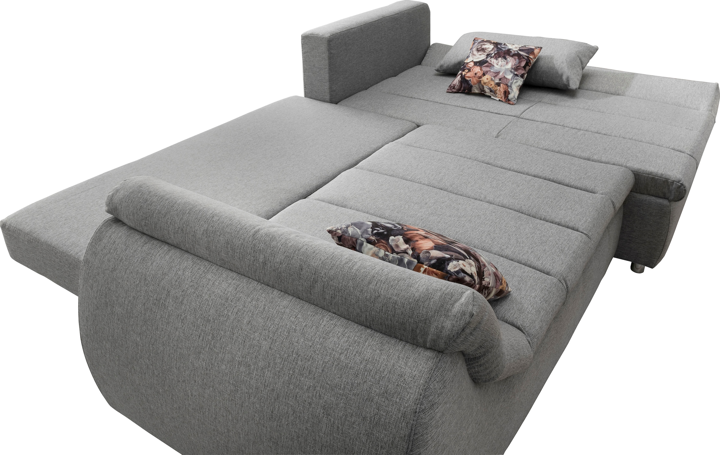 Home affaire Ecksofa »Imola elegant, Breite 270cm, moderne Sitzsteppung, bequem, L-Form« auch mit Bettfunktion und Bettkasten
