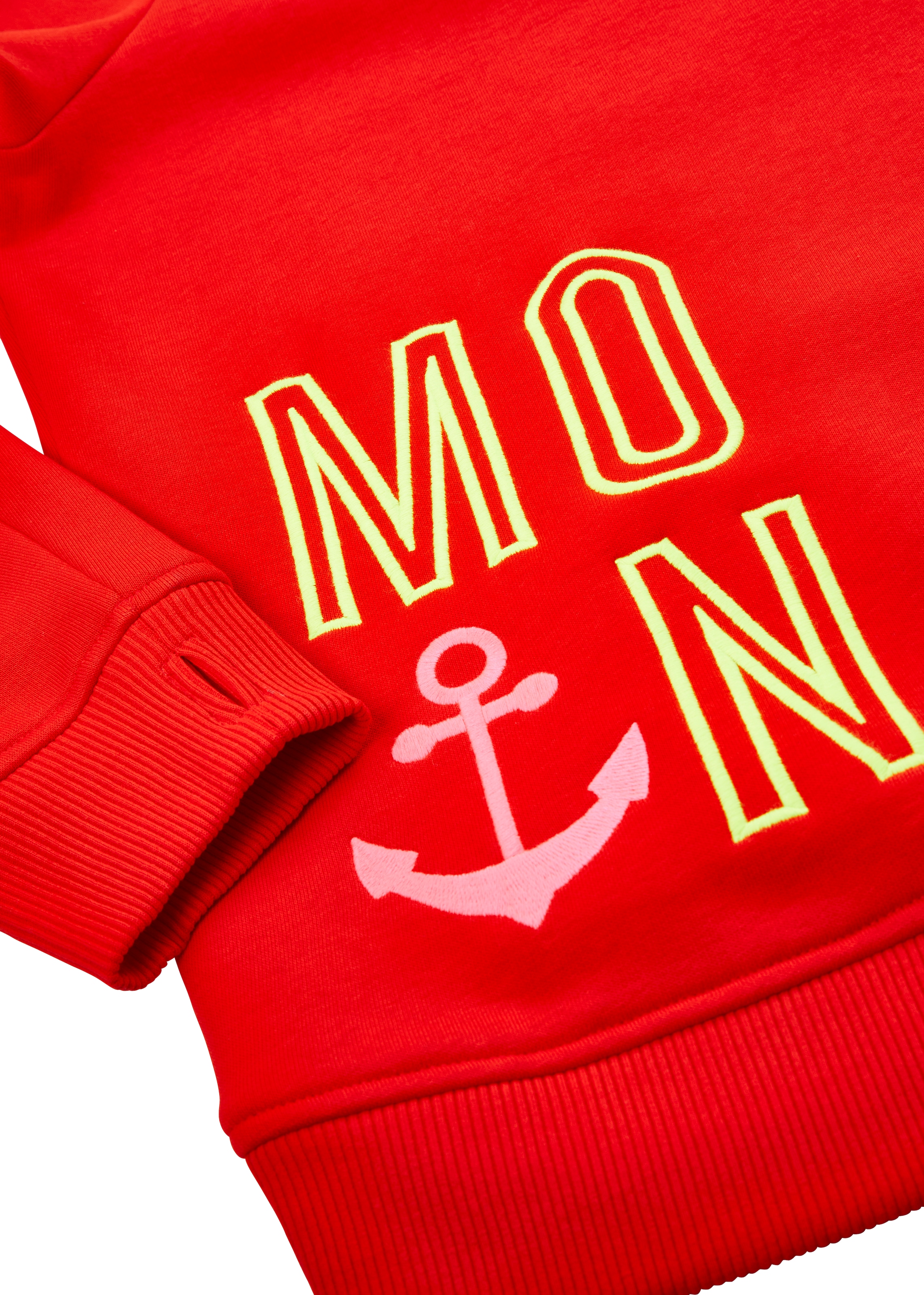 Zwillingsherz Hoodie »Limited Edition«, mit Kapuze, gesticktem "MOIN" und Anker Motiv