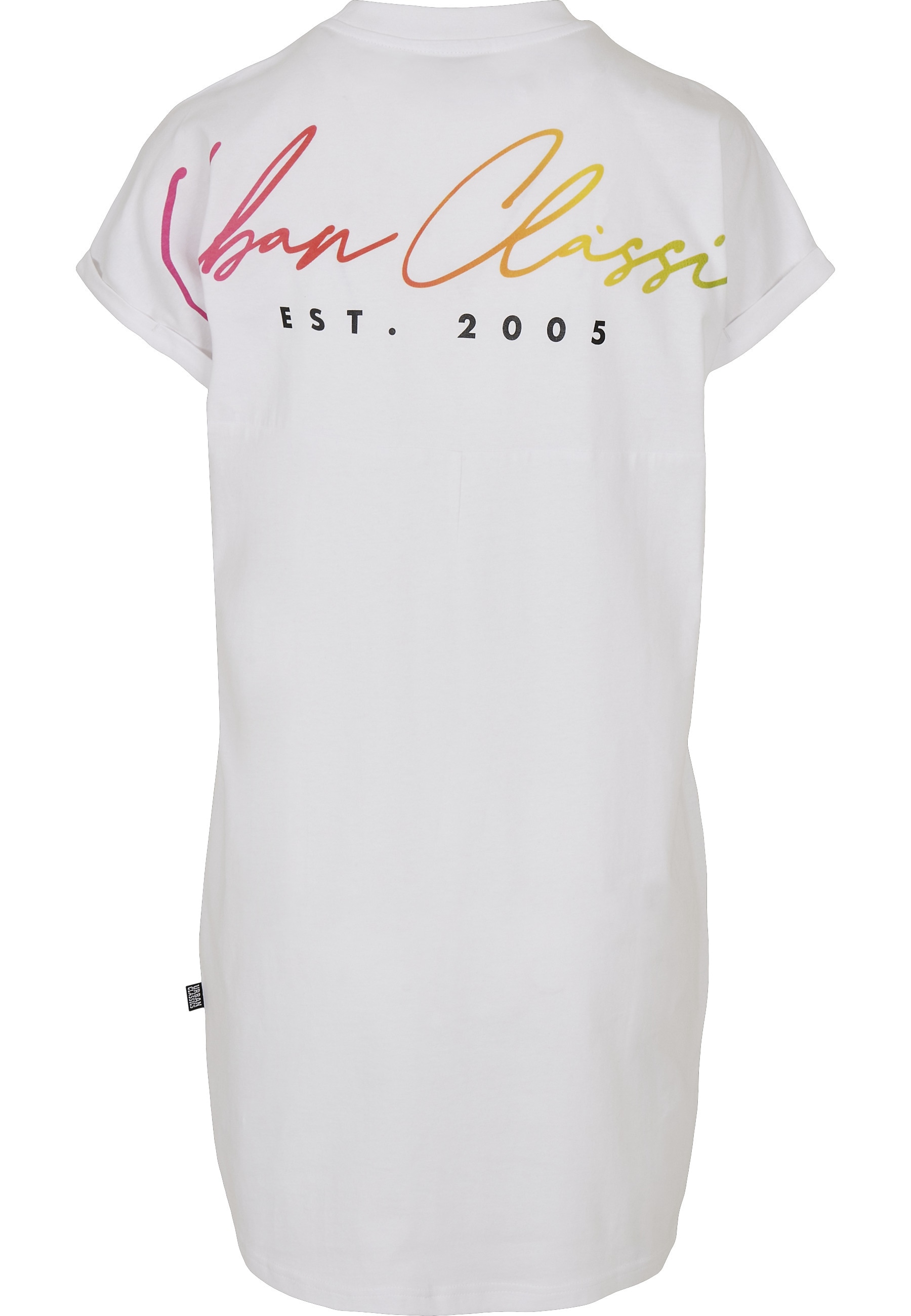 URBAN CLASSICS Shirtkleid "Urban Classics Damen Ladies Rainbow Tee Dress" 1 günstig online kaufen