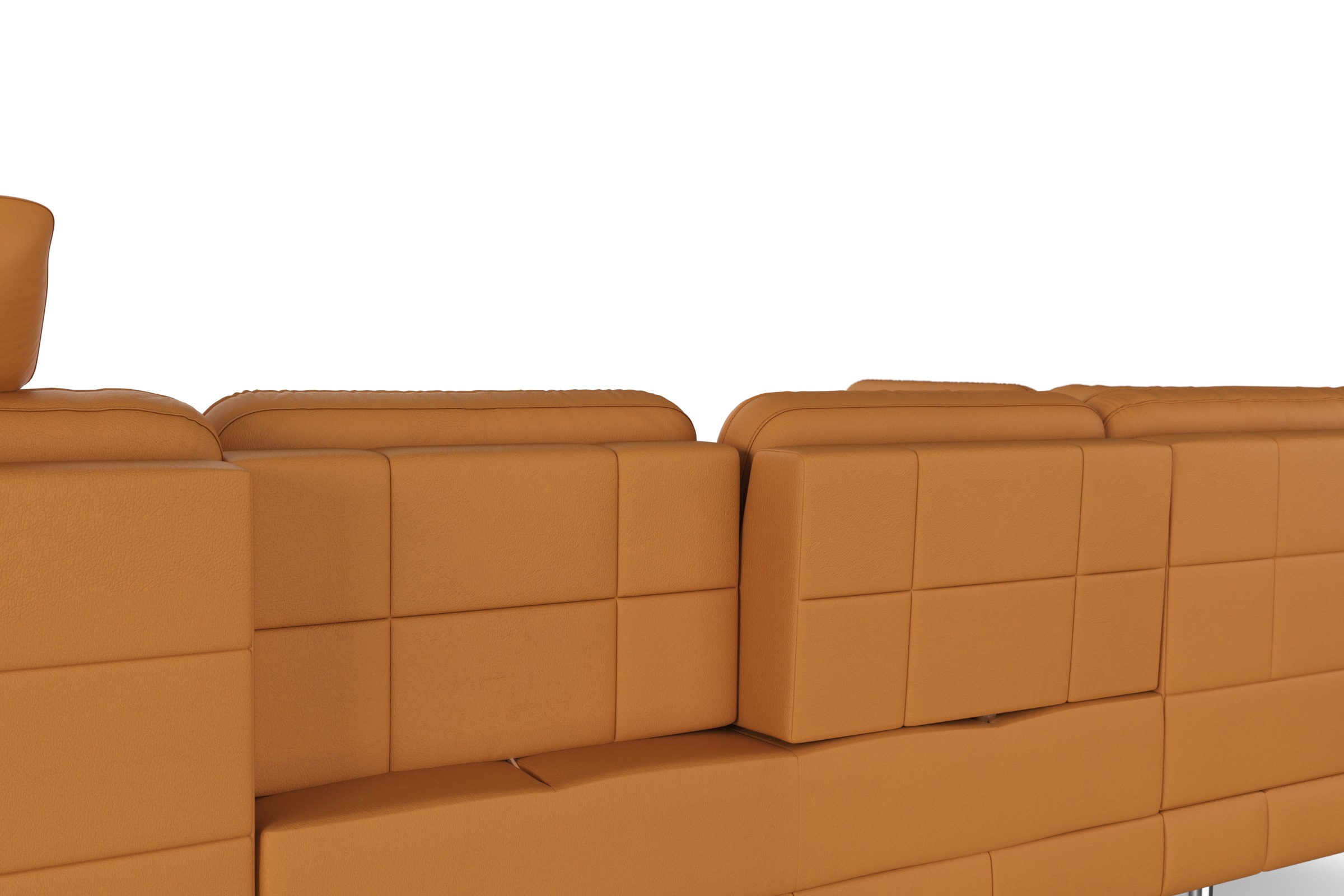 sit&more Wohnlandschaft »Bendigo U-Form«, inklusive Sitztiefenverstellung, Bodenfreiheit 15 cm, in 2 Fußfarben