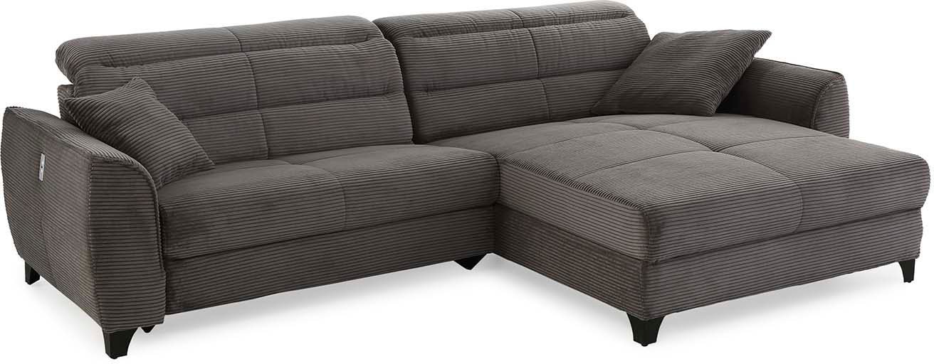 Jockenhöfer Gruppe Ecksofa »Double One L-Form«, mit 2x 120cm breiten, elektromotorischen Relaxfunktionen