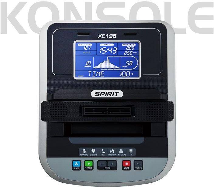 Spirit Fitness Ellipsentrainer-Ergometer »XE 195«