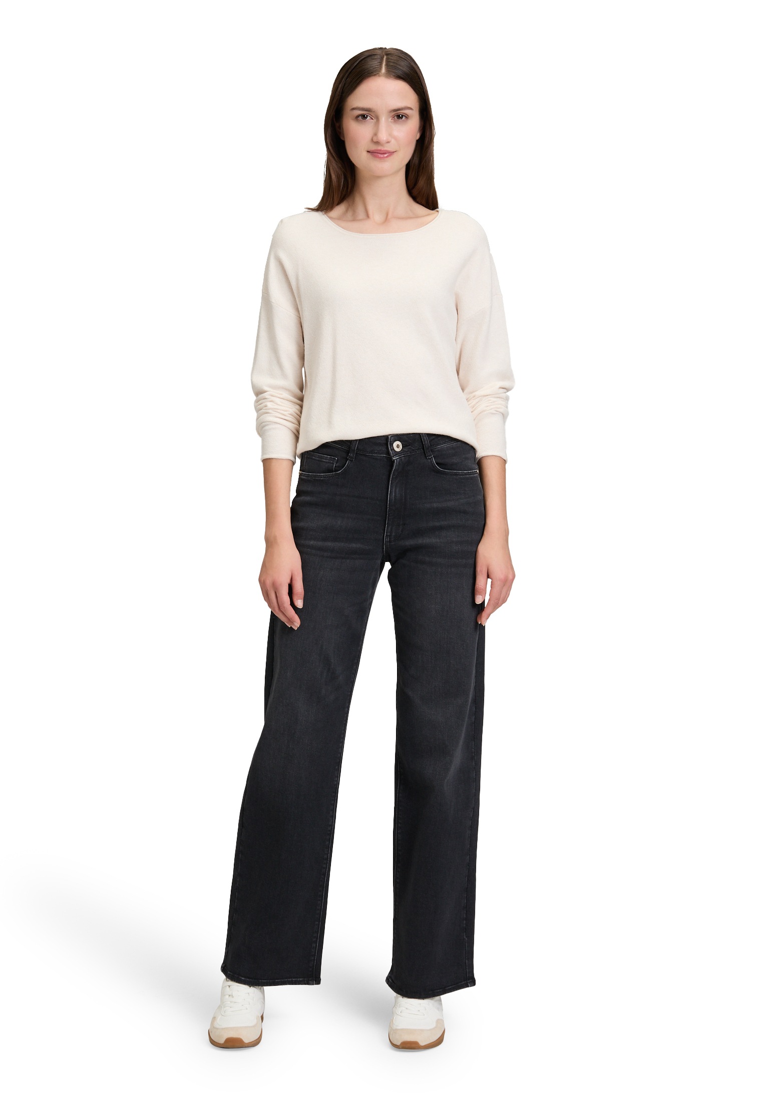 Betty&Co Strickpullover »Betty & Co Damen Strickpullover mit Rundhalsausschnitt«, (1 tlg.)
