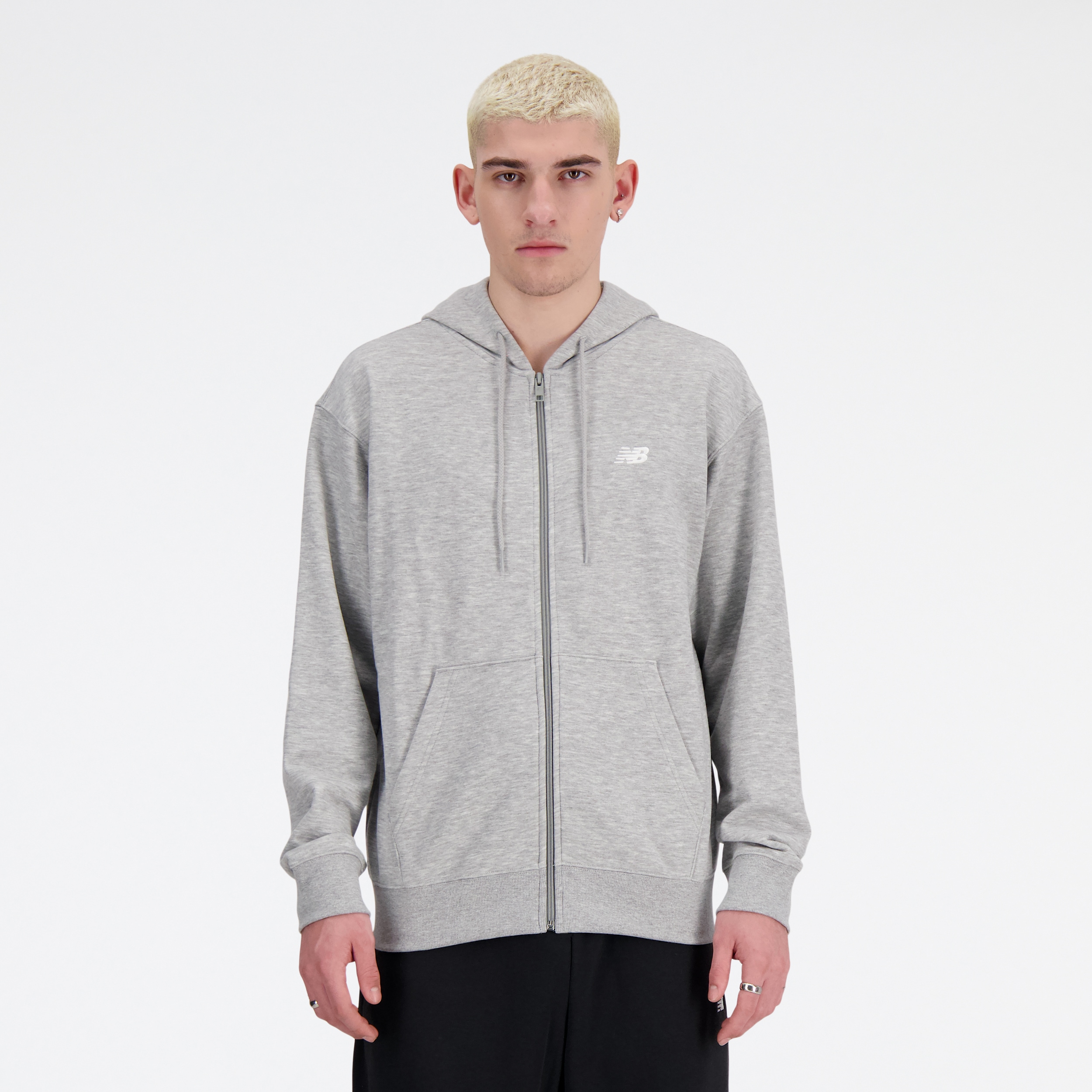 New Balance Kapuzensweatjacke mit Kapuze, aus Baumwolle und Polyester, in den Größen S bis XXL