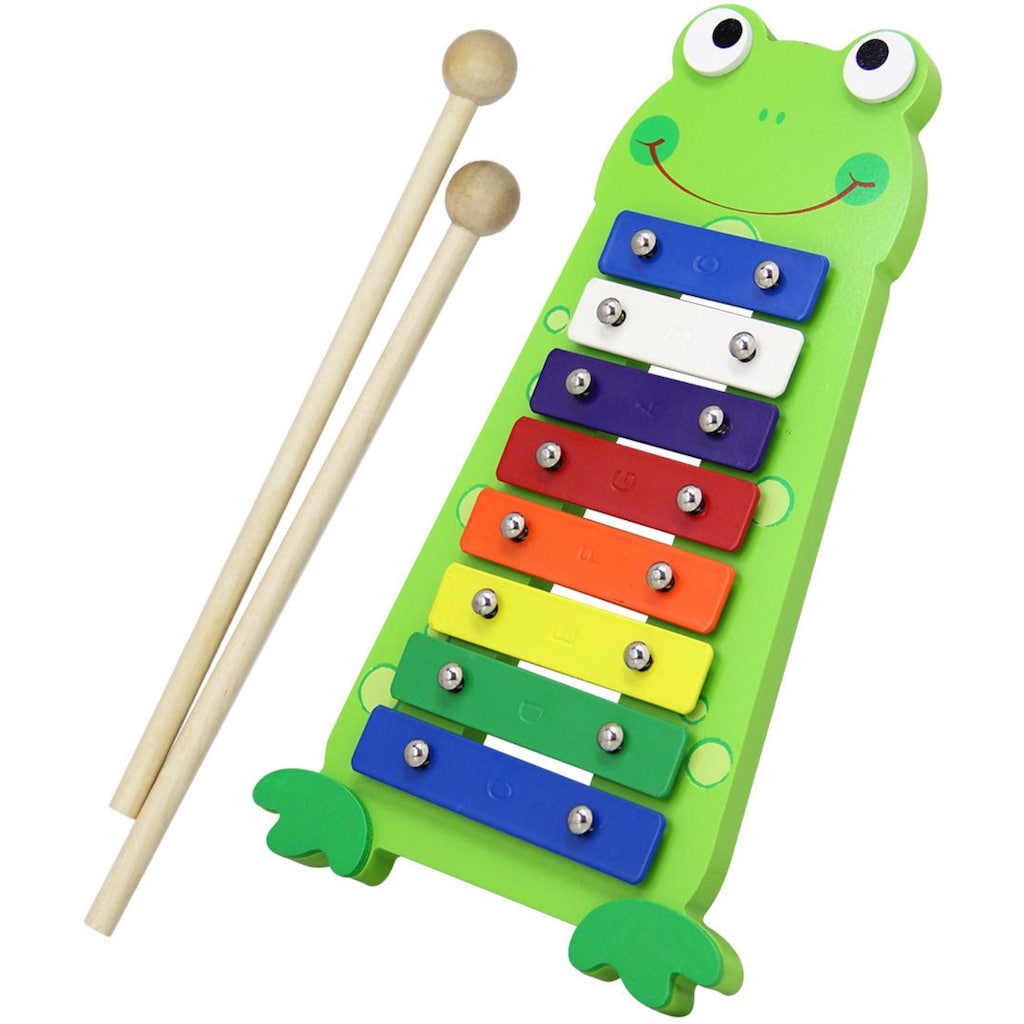 Clifton Spielzeug-Musikinstrument »Metallophon Frosch«