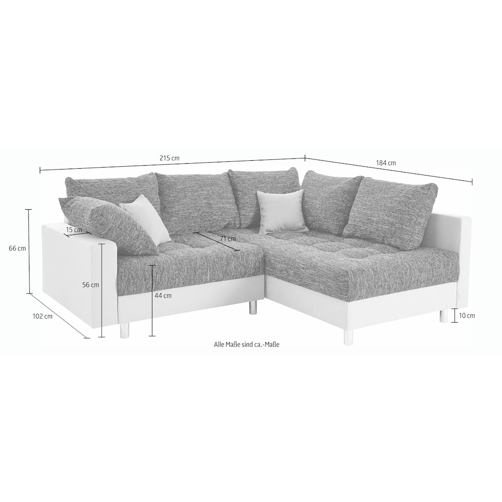 COLLECTION AB Ecksofa »Antonia L-Form«