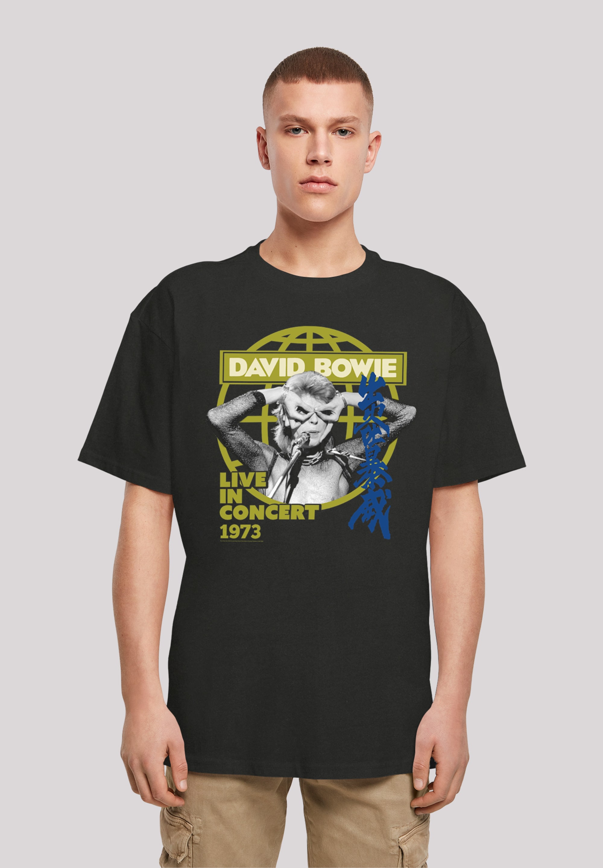 F4NT4STIC T-Shirt "David Bowie Live In Concert Rock Music Band", Print günstig online kaufen