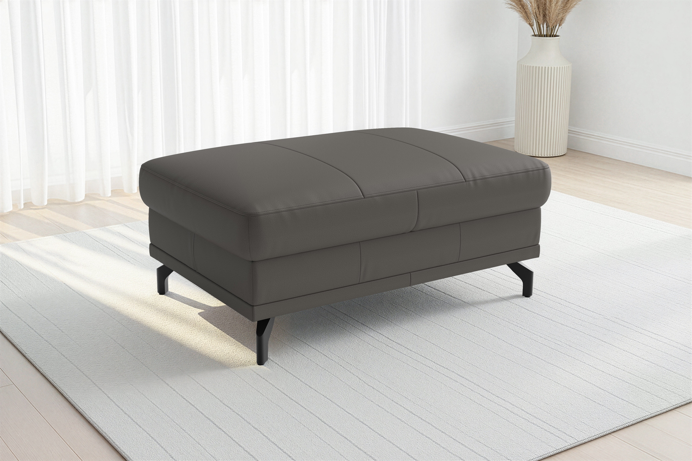 sit&more Polsterhocker "Chelsea, B: 103 cm, Leder" mit praktischem Stauraum, besonders langlebig