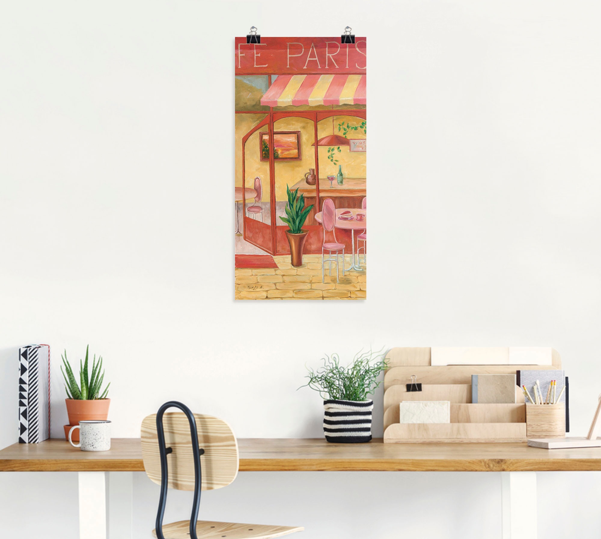 Artland Wandbild »Caféhaus«, St.), BAUR bestellen als Alubild, | Poster in Wandaufkleber (1 Größen versch. oder Leinwandbild