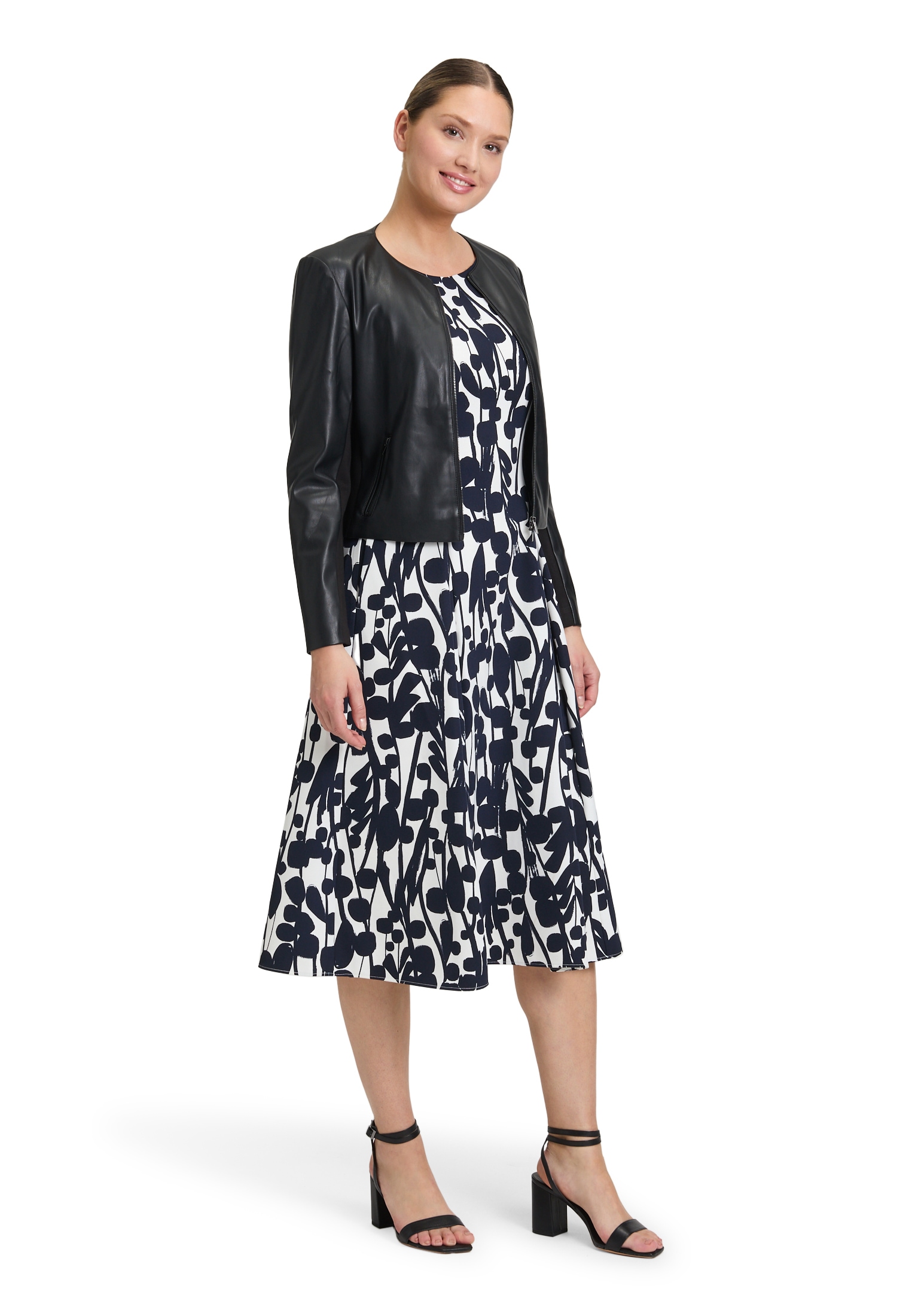 Vera Mont Canvasjacke »Vera Mont Blazer-Jacke mit Reißverschluss«