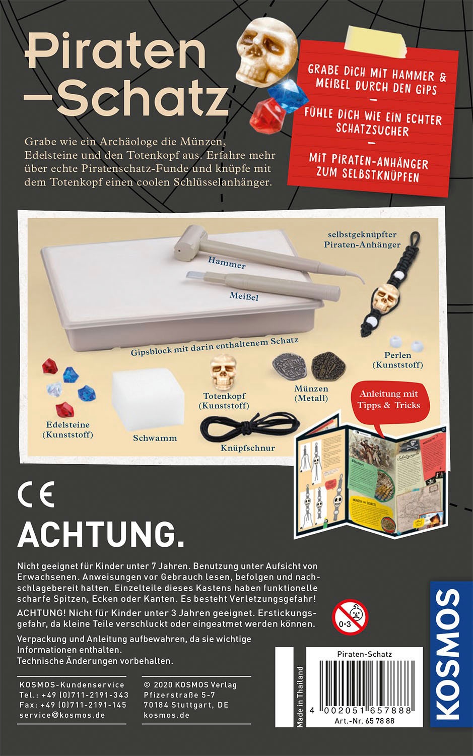 Kosmos Experimentierkasten »Piraten-Schatz«