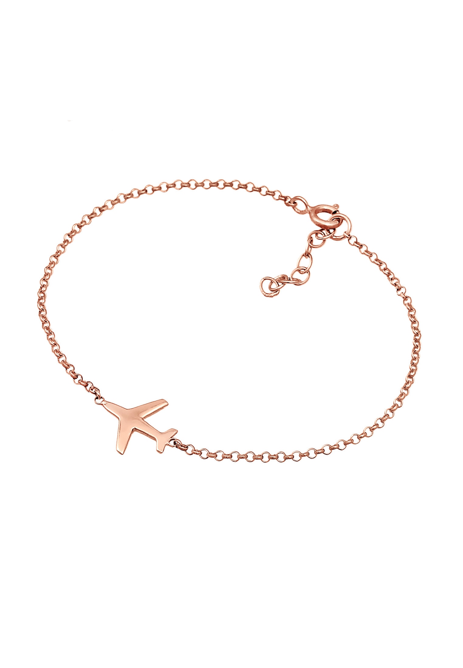 Elli Armband »Flugzeug Reise 925 Silber«