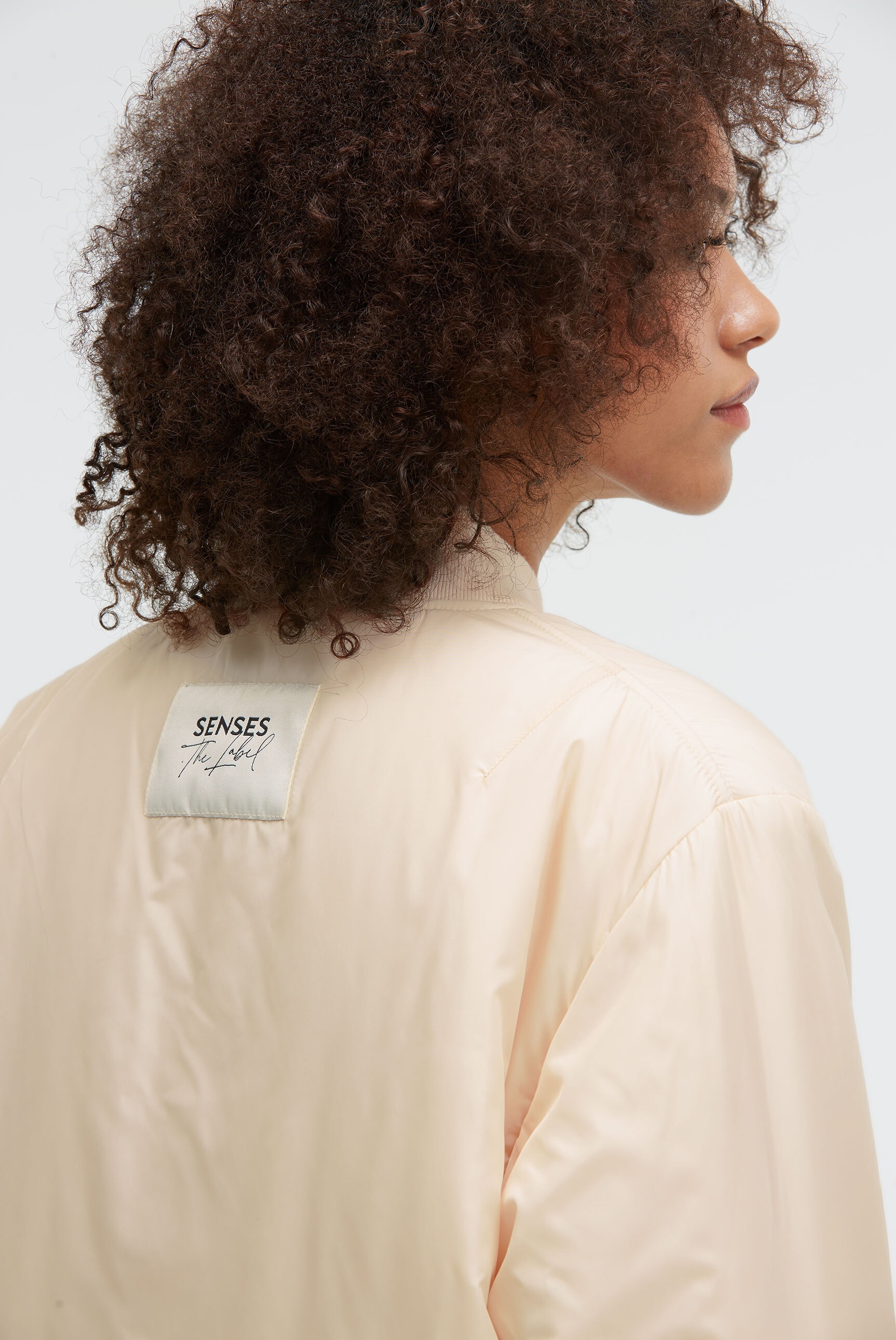 SENSES.THE LABEL Langjacke ohne Kapuze mit Zwei-Wege-Reißverschluss
