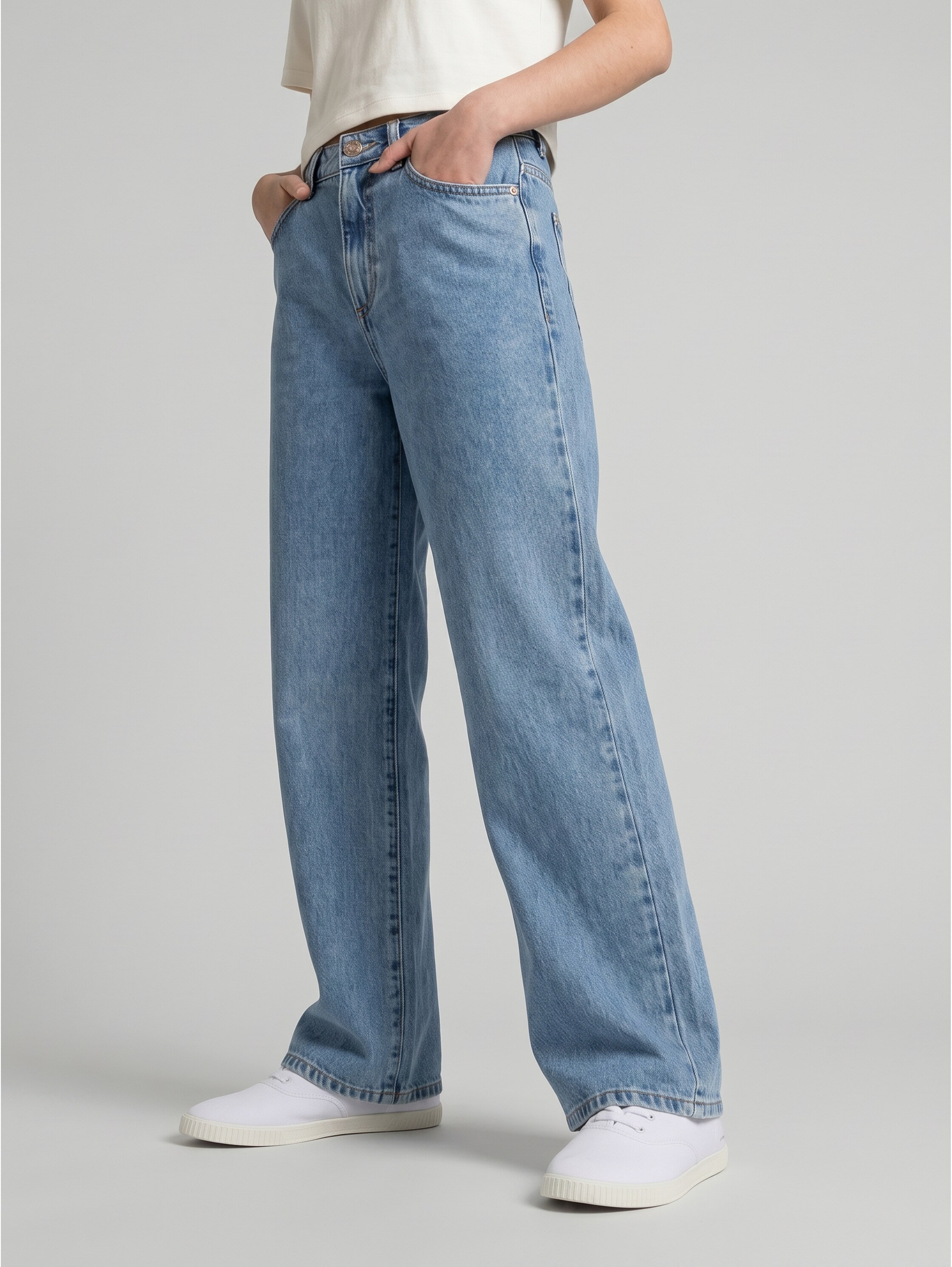TOM TAILOR Weite Jeans im 5-Pocket-Style