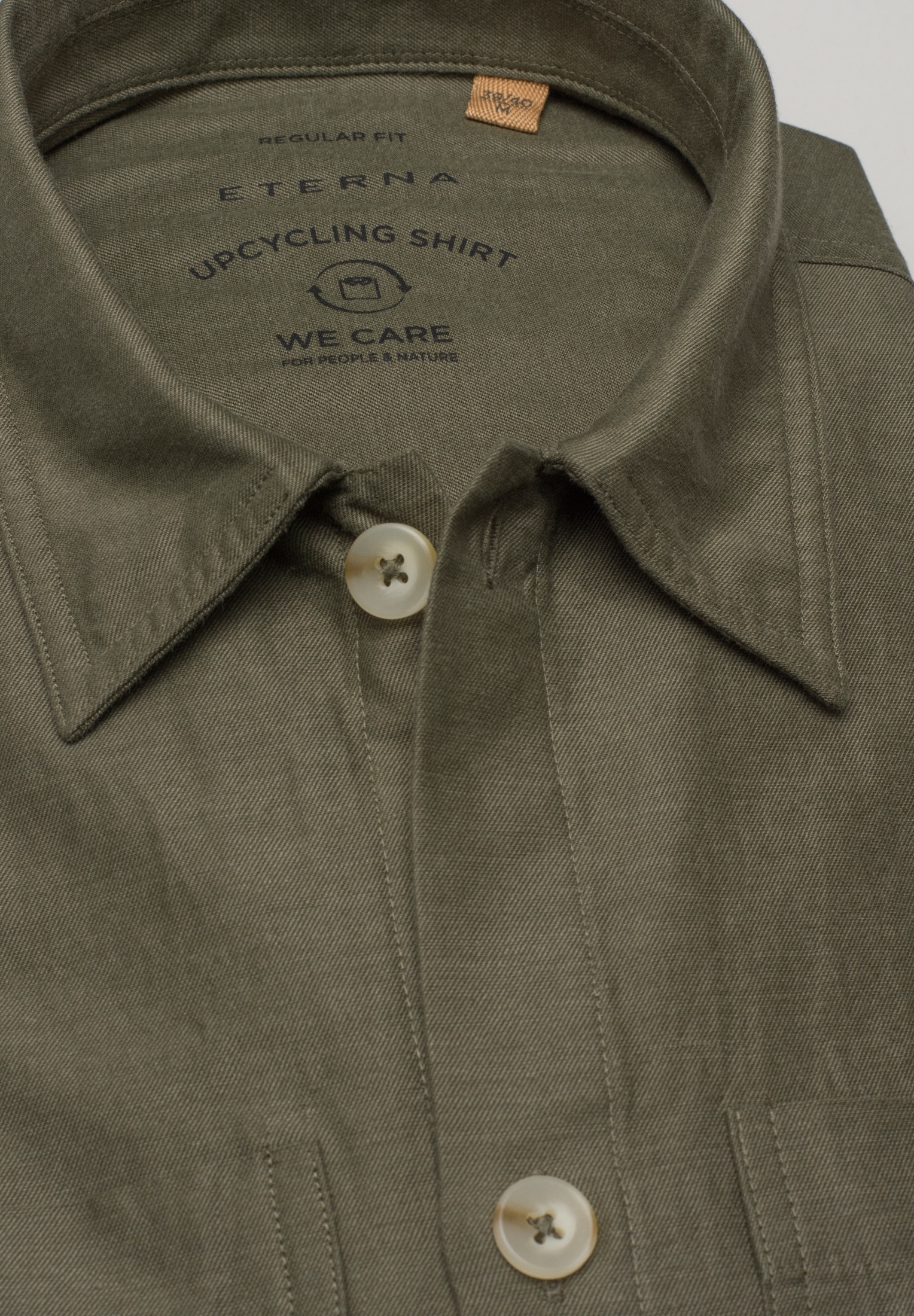 Eterna Langarmhemd »MODERN FIT« EASY IRON (bügelleicht)