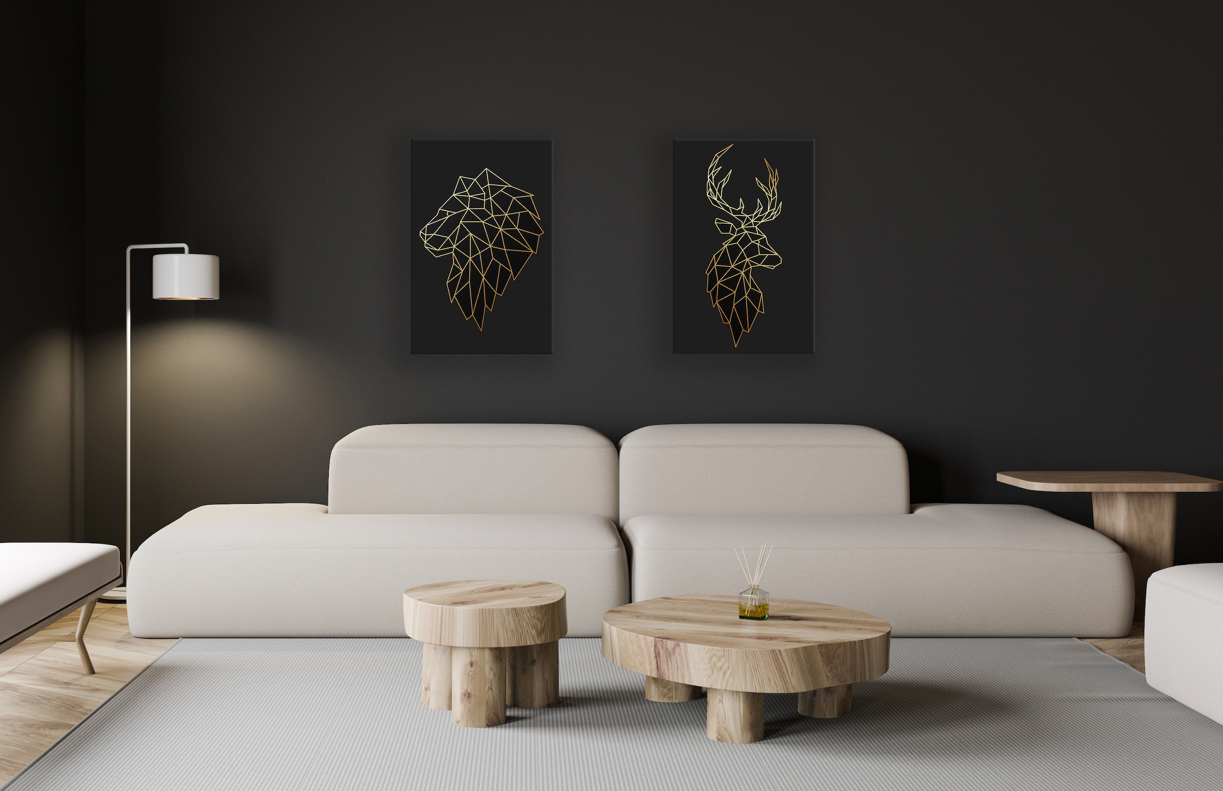 Bönninghoff Leinwandbild »Löwe«, Löwe, (1 St.), BxH: 60x90 cm