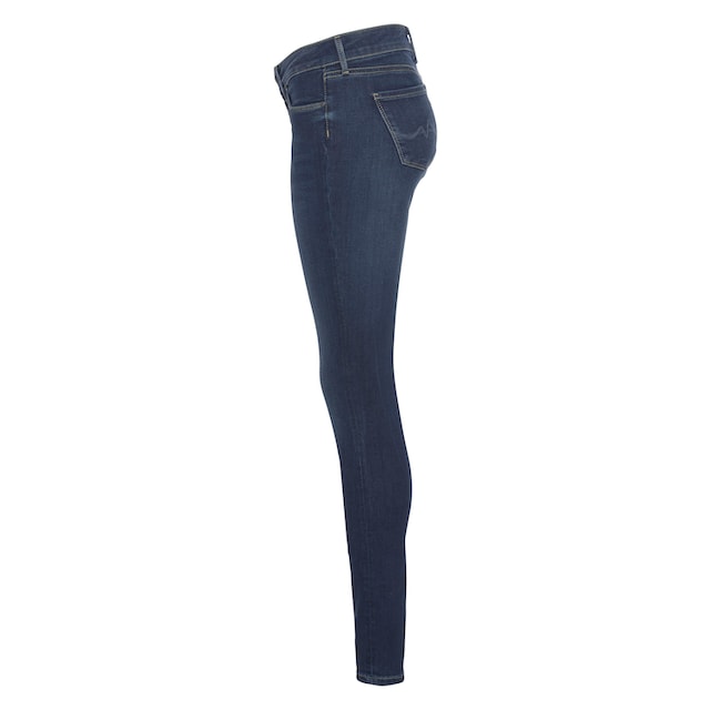 Jeans Skinny-fit-Jeans 5-Pocket-Stil Bund im und bestellen Pepe | BAUR »SOHO«, Stretch-Anteil 1-Knopf mit