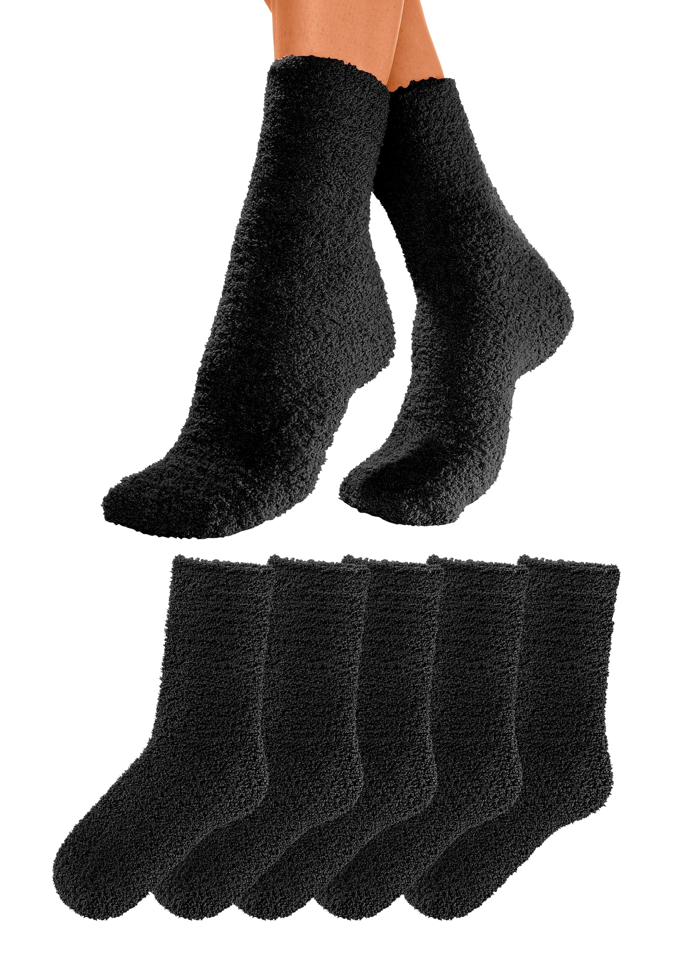 bestellen BAUR Kuschelsocken, Hausschuhersatz Paar), | (Set, 5 Lavana als ideal