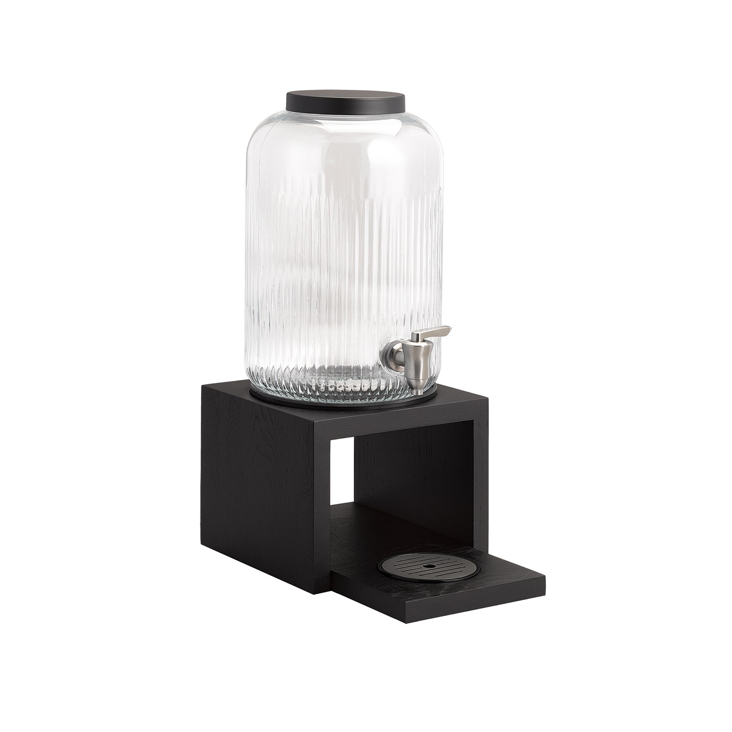 APS Getränkespender "VALO - 7 Liter", B:21cm H:34,5cm T:26cm Ø:21cmschwarz, transparent, Zapfanlagen, ideal für Partys und Buffets