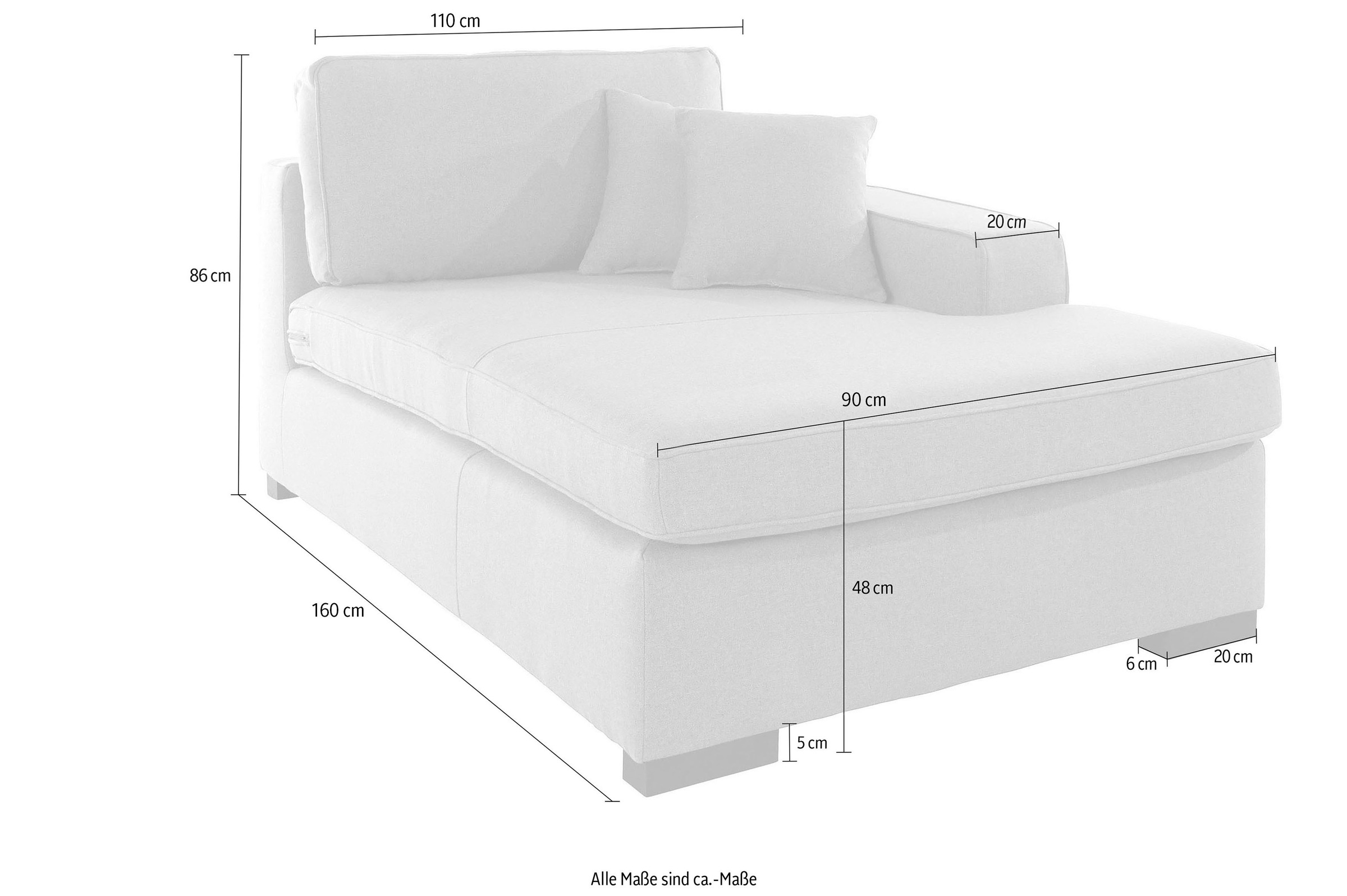 Home affaire Sofaelement »Skara«, Modul zum eigenen Zusammenstellen, in vielen Bezugsqualitäten