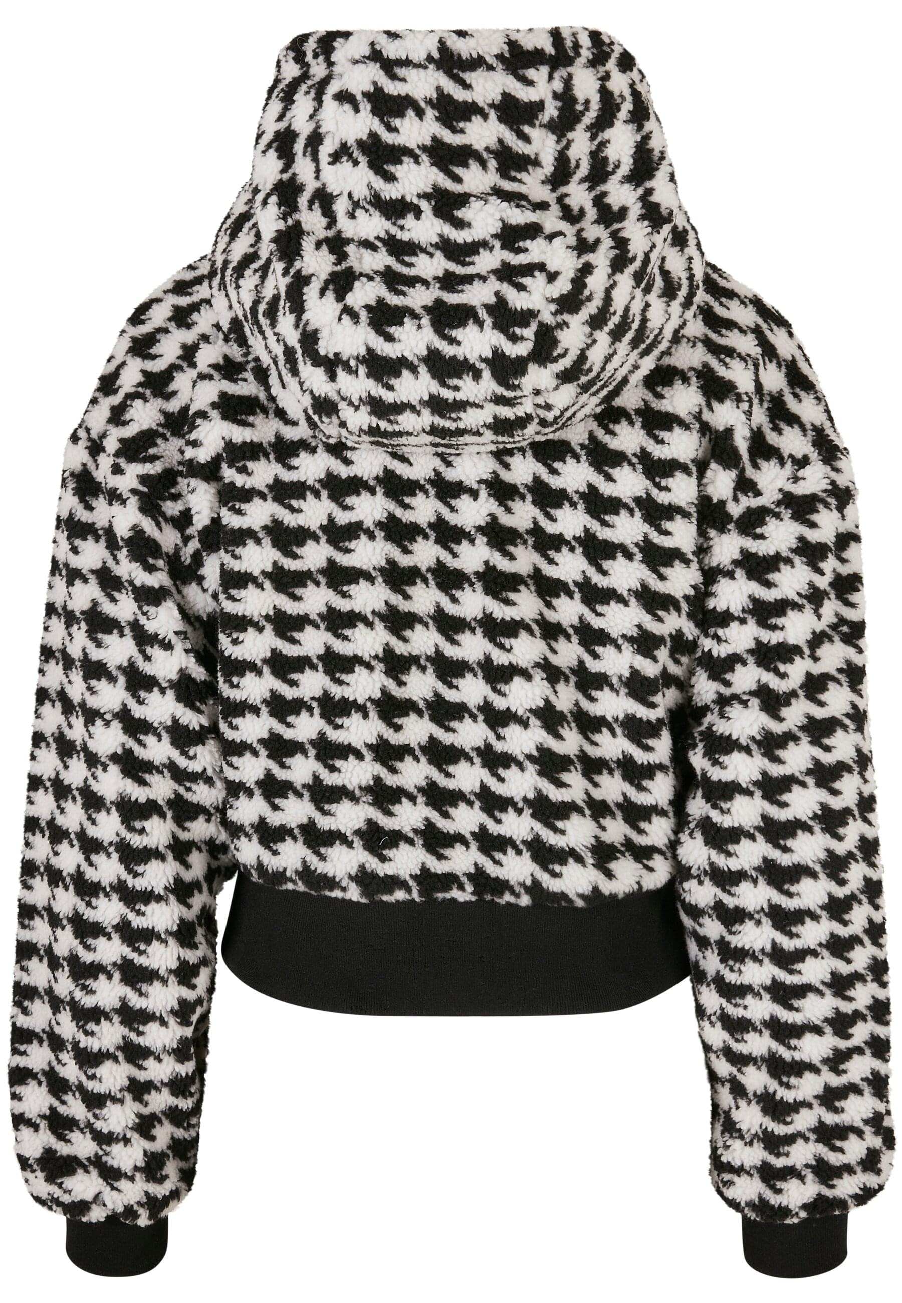 URBAN CLASSICS Allwetterjacke »Urban Classics Damen Ladies Short Oversized AOP Sherpa Jacket«, (1 St.), mit Kapuze