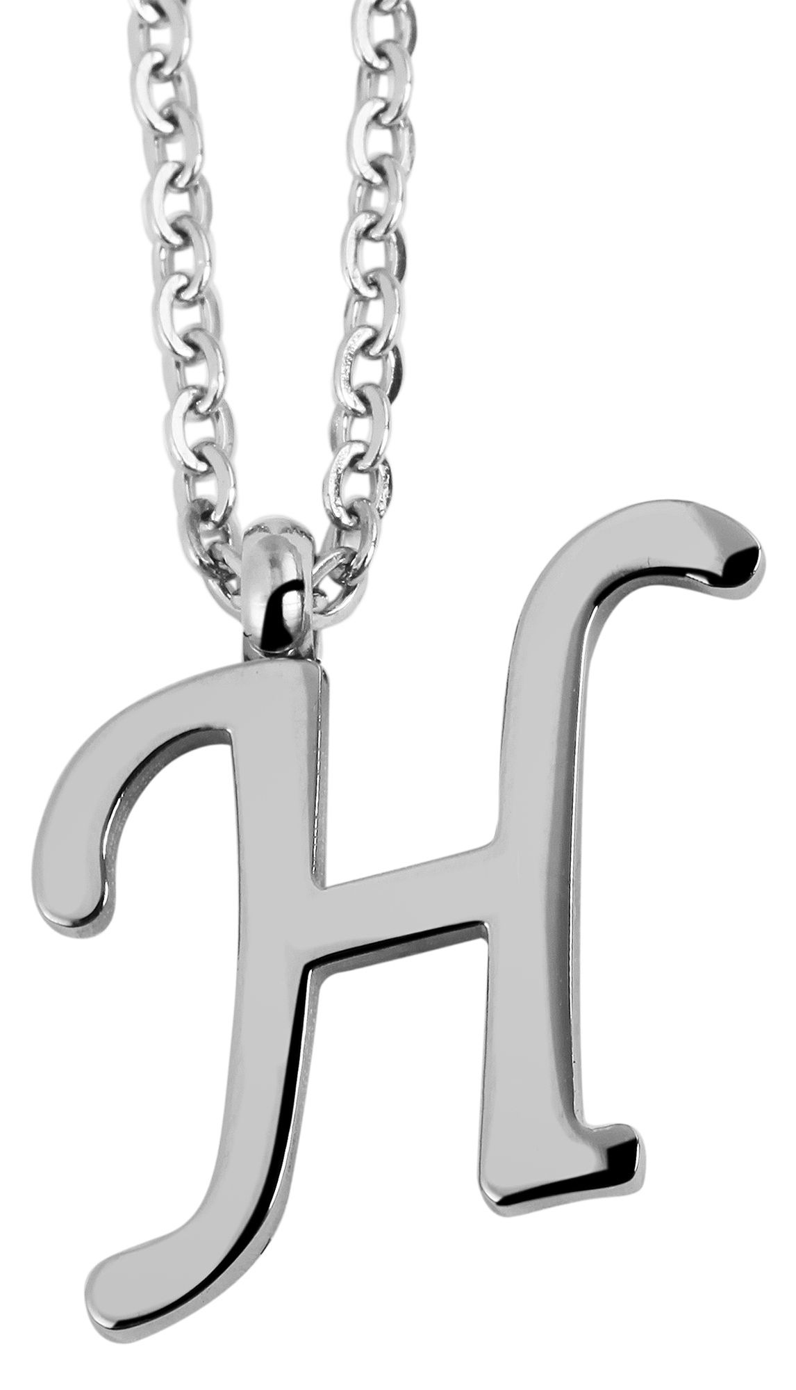 Adelia´s Kette ohne Anhänger »Unisex Halskette mit Anhänger – Buchstabe S aus Edelstahl« Ideal als Geschenk – dezent und elegant