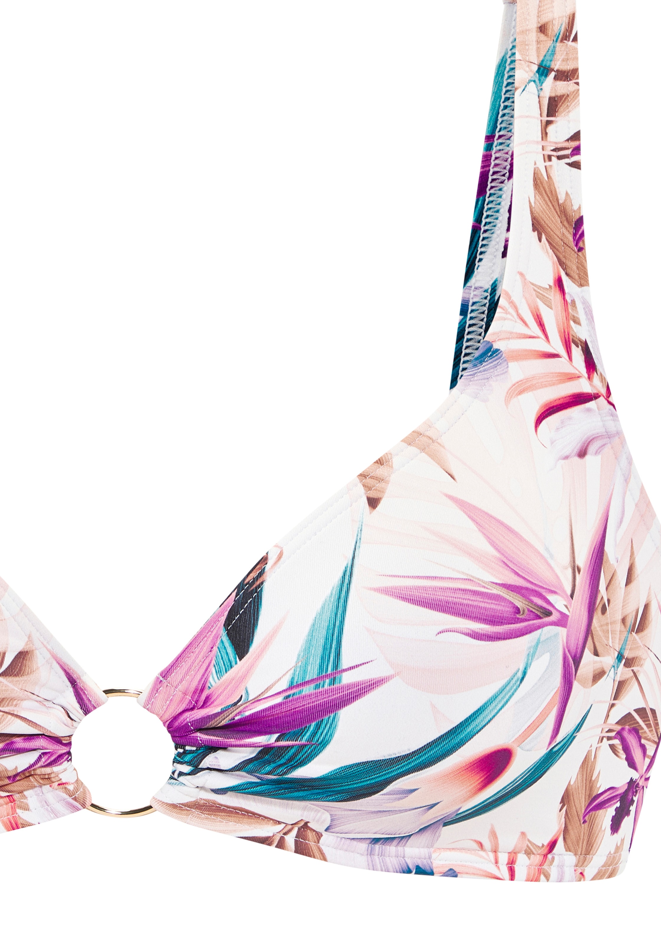 LASCANA Bustier-Bikini-Top »Beth« mit elegantem Zierring