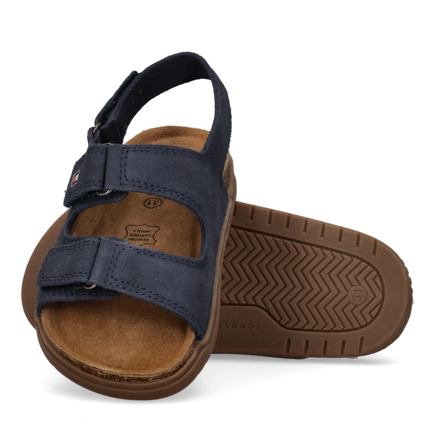 Tommy Hilfiger Girls Barefoot Sandals Blue Size 31 2