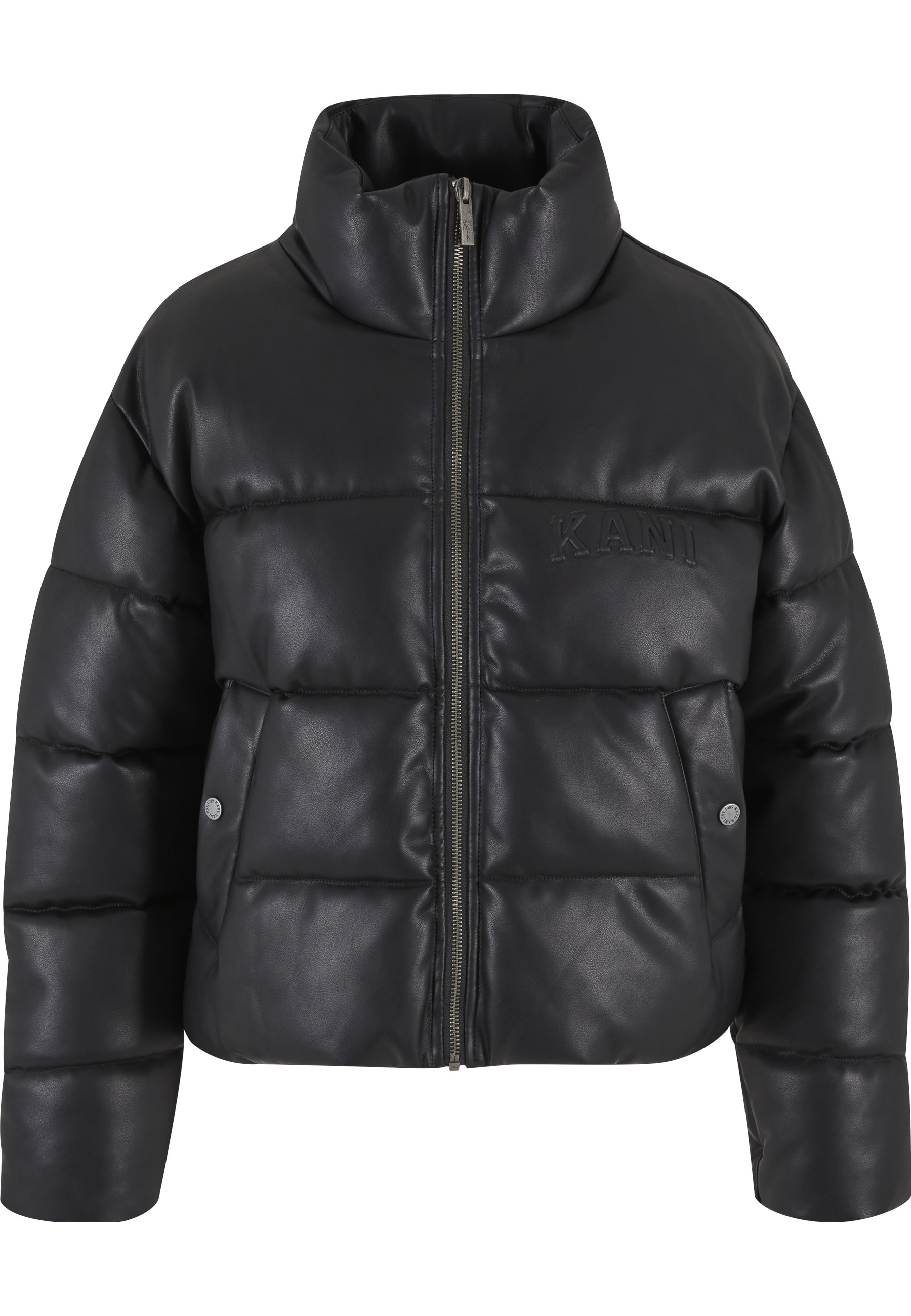 Karl Kani Winterjacke "Karl Kani Karl Kani Serif Crop PU Puffer Jacket" 1 S günstig online kaufen
