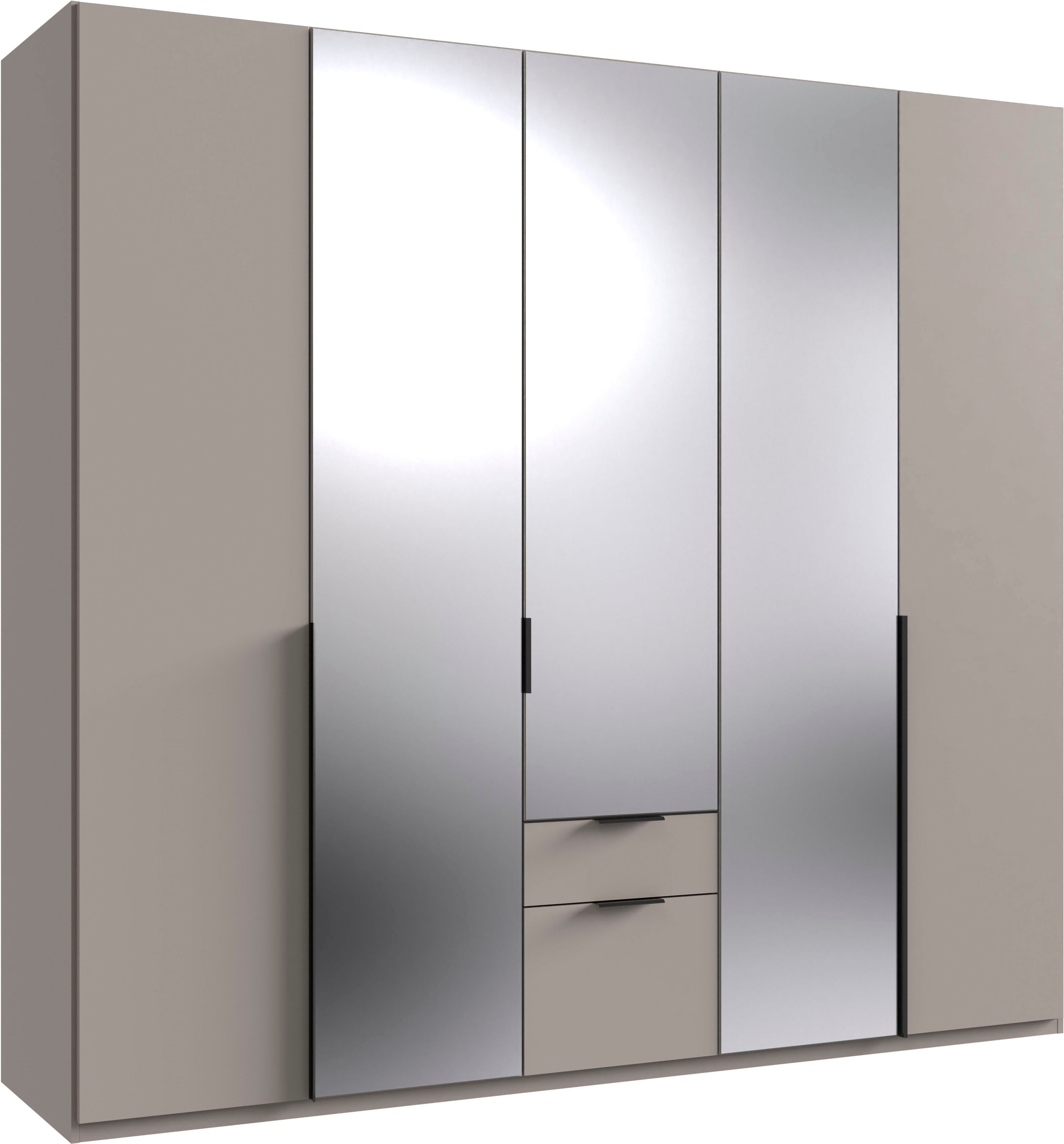Wimex Drehtürenschrank "Mugano" mit langen oder kurzen Griffen aus Metall, in vielen Breiten, 208 oder 236 cm hoch, Made in Germany