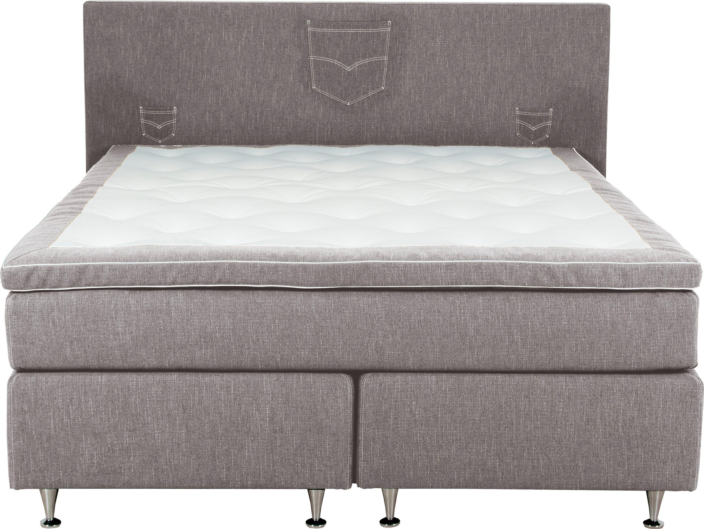 Home affaire Boxspringbett "Zahara" inkl. Topper, besonderes Highlight: auf günstig online kaufen